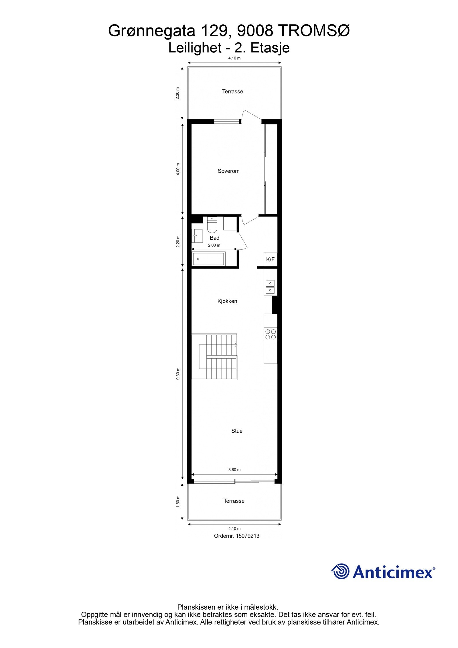 Plantegning 2. etasje Galleribilde