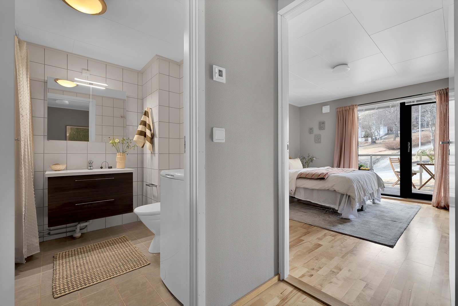 Badet er effektiv og kompakt Galleribilde