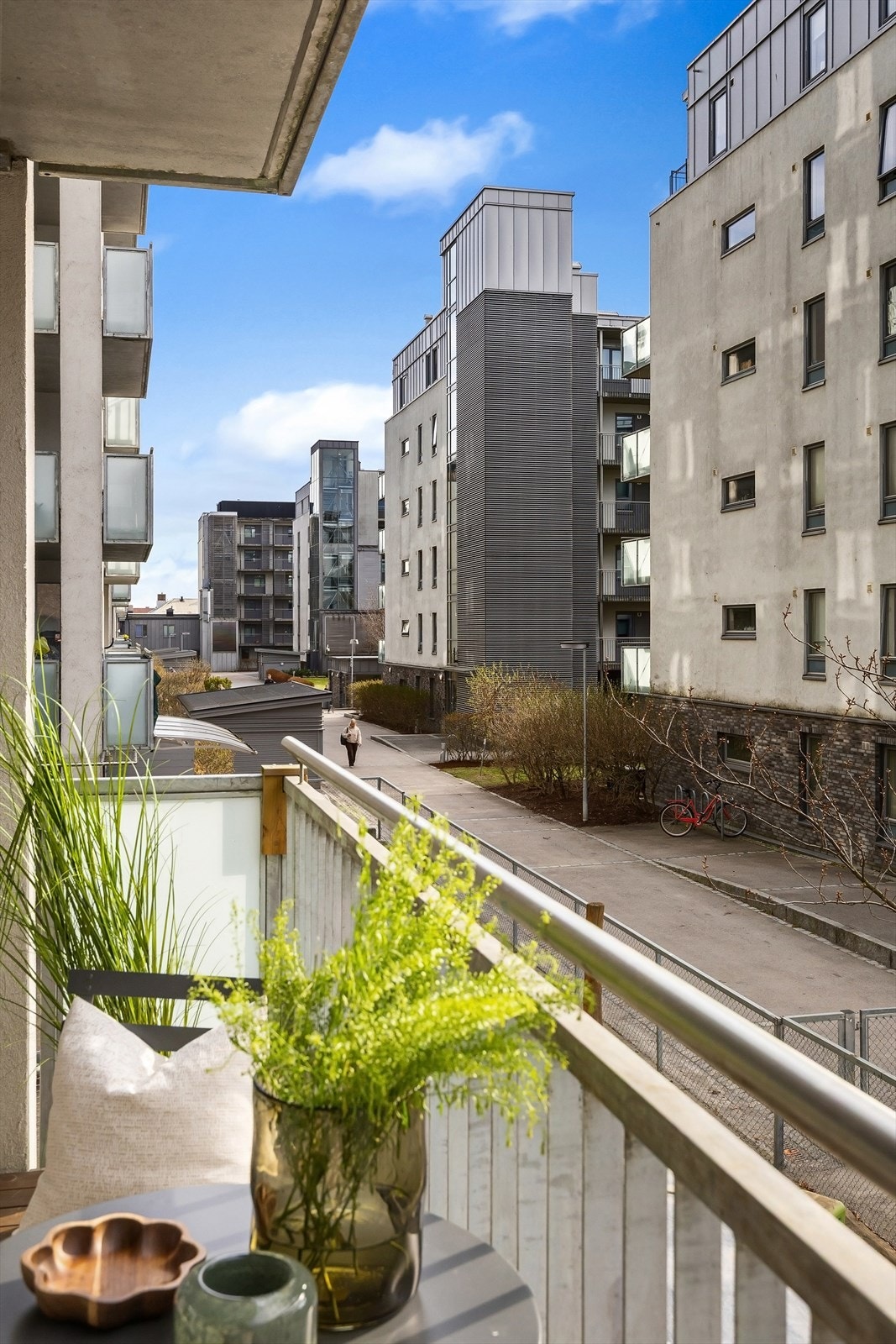 Utsikt over sameiets fellesområder. Galleribilde