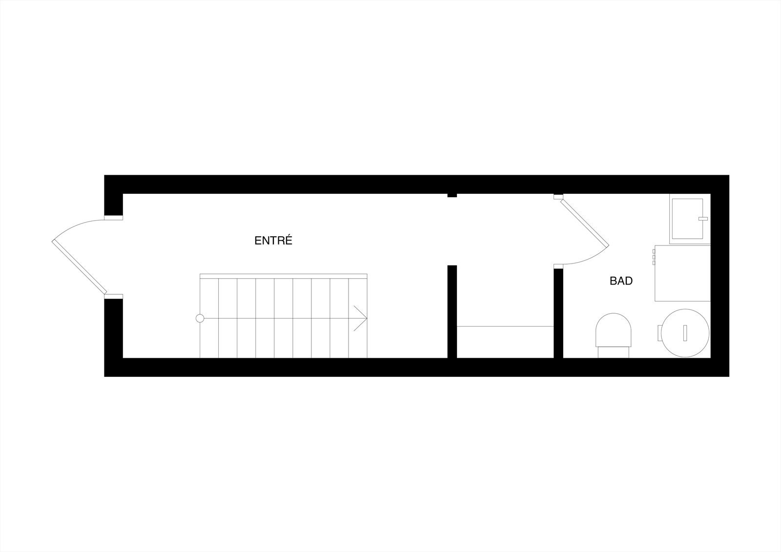Planskisse U. etasje Galleribilde