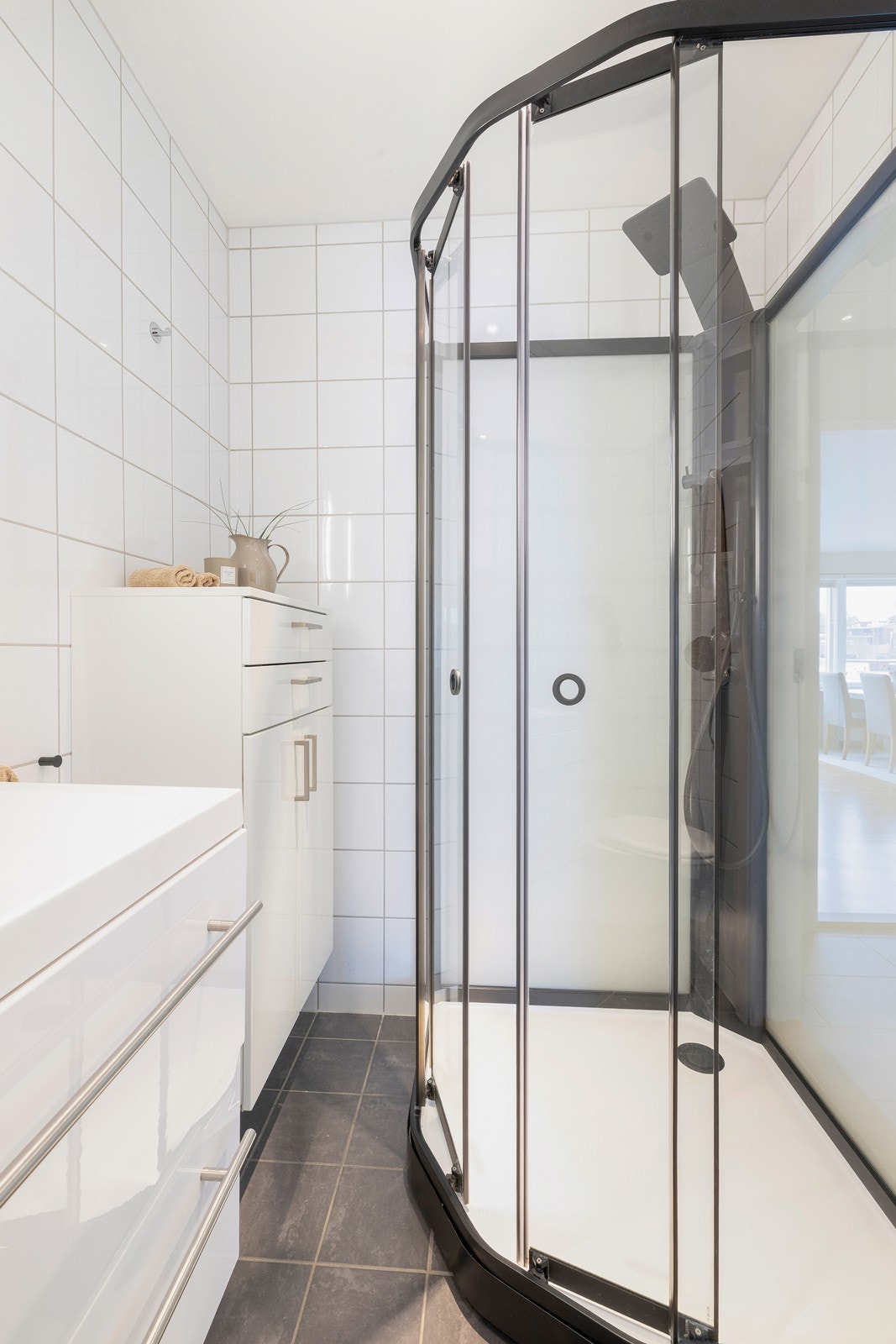Badet har adkomst fra inngangspartiet. Galleribilde