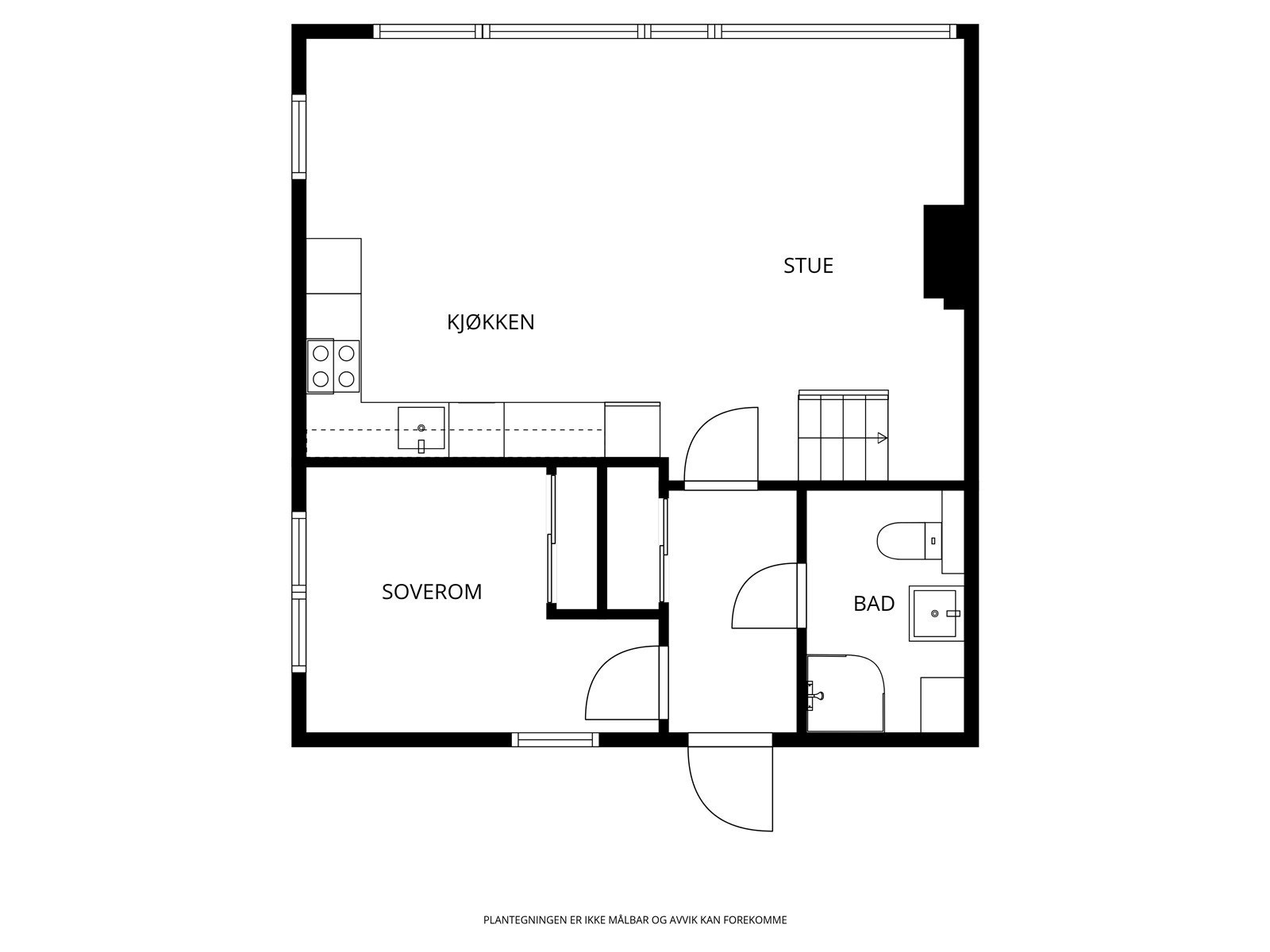 Planskisse hovedplan. Galleribilde