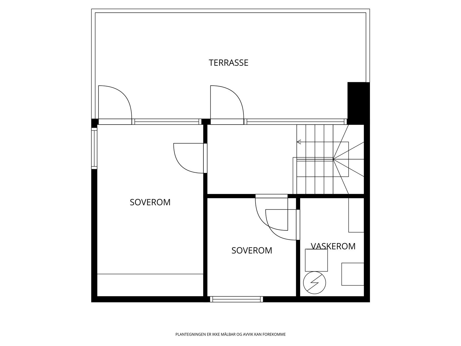 Planskisse toppetasje. Galleribilde