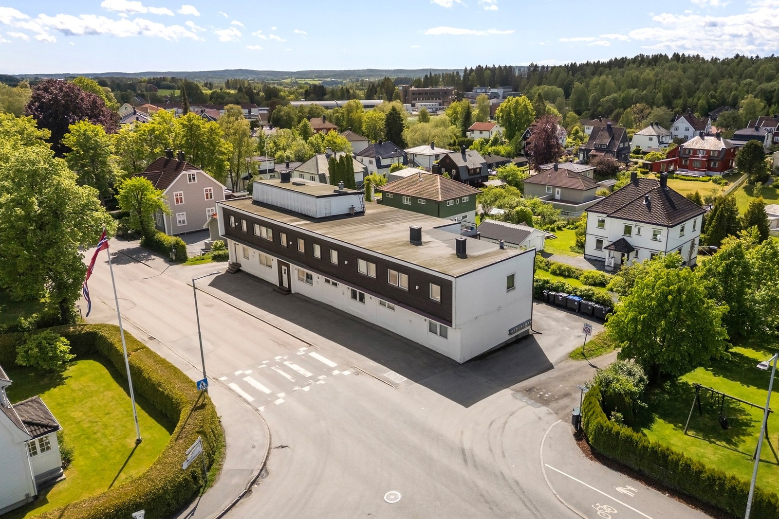 Fellesinngang i 1.etg. på denne fasadesiden. Galleribilde