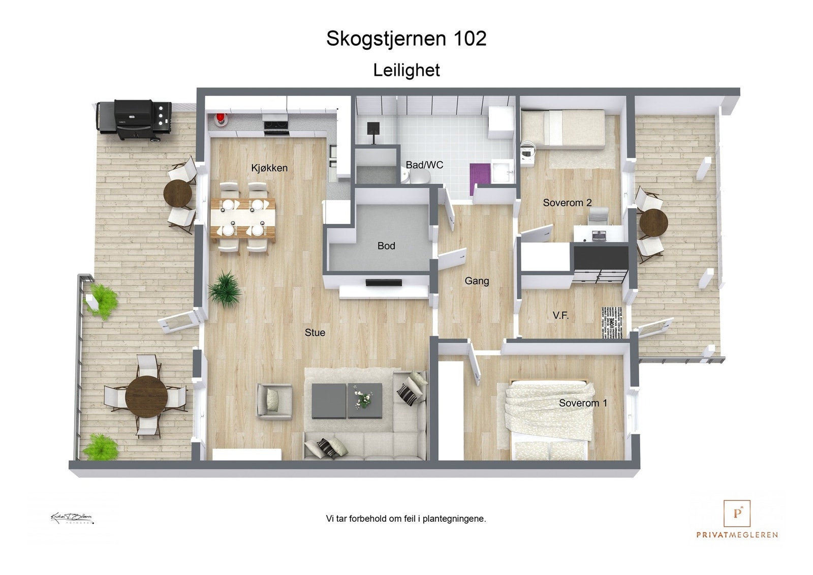 Plantegning Galleribilde