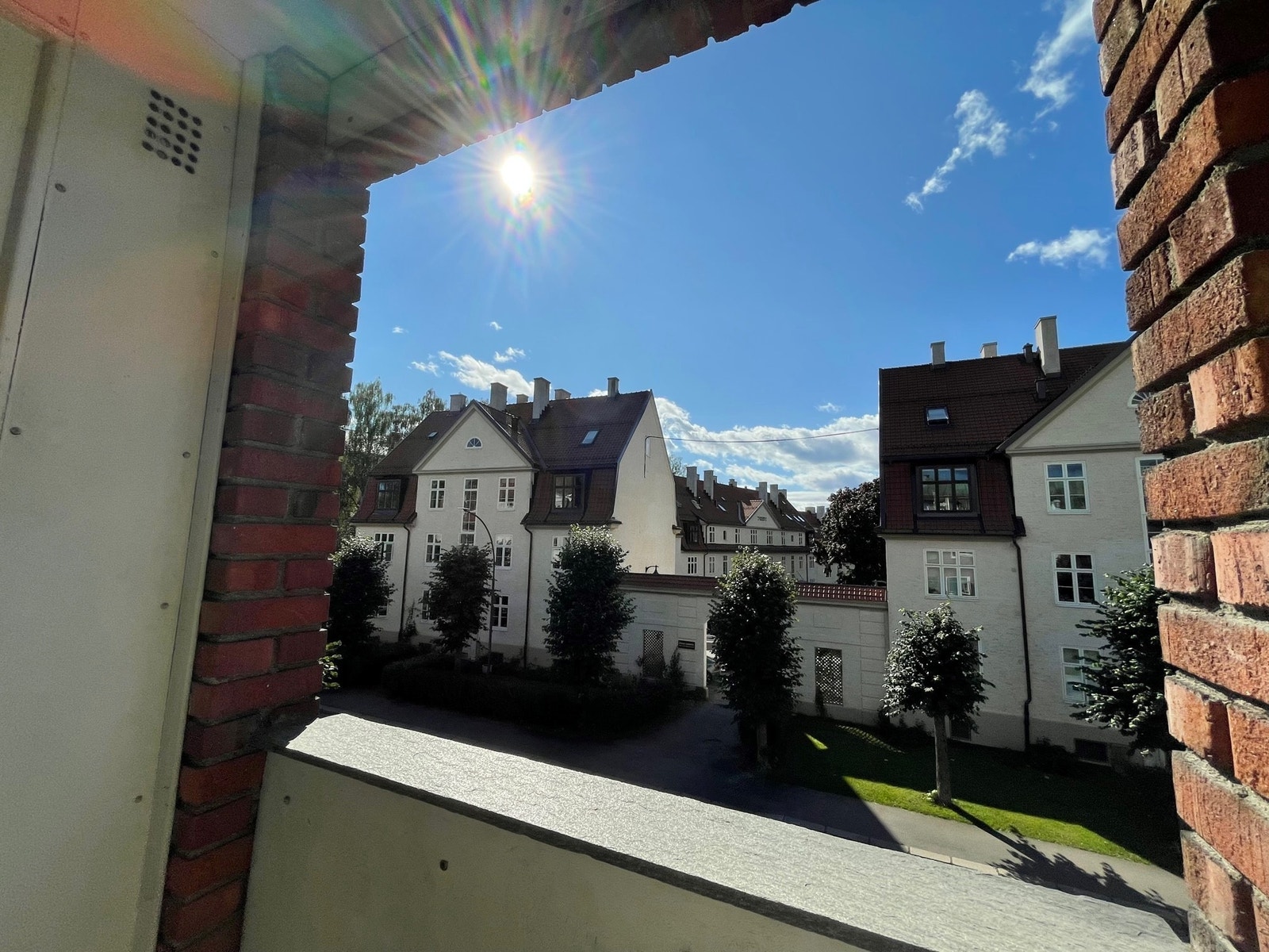 Utsikt fra veranda Galleribilde