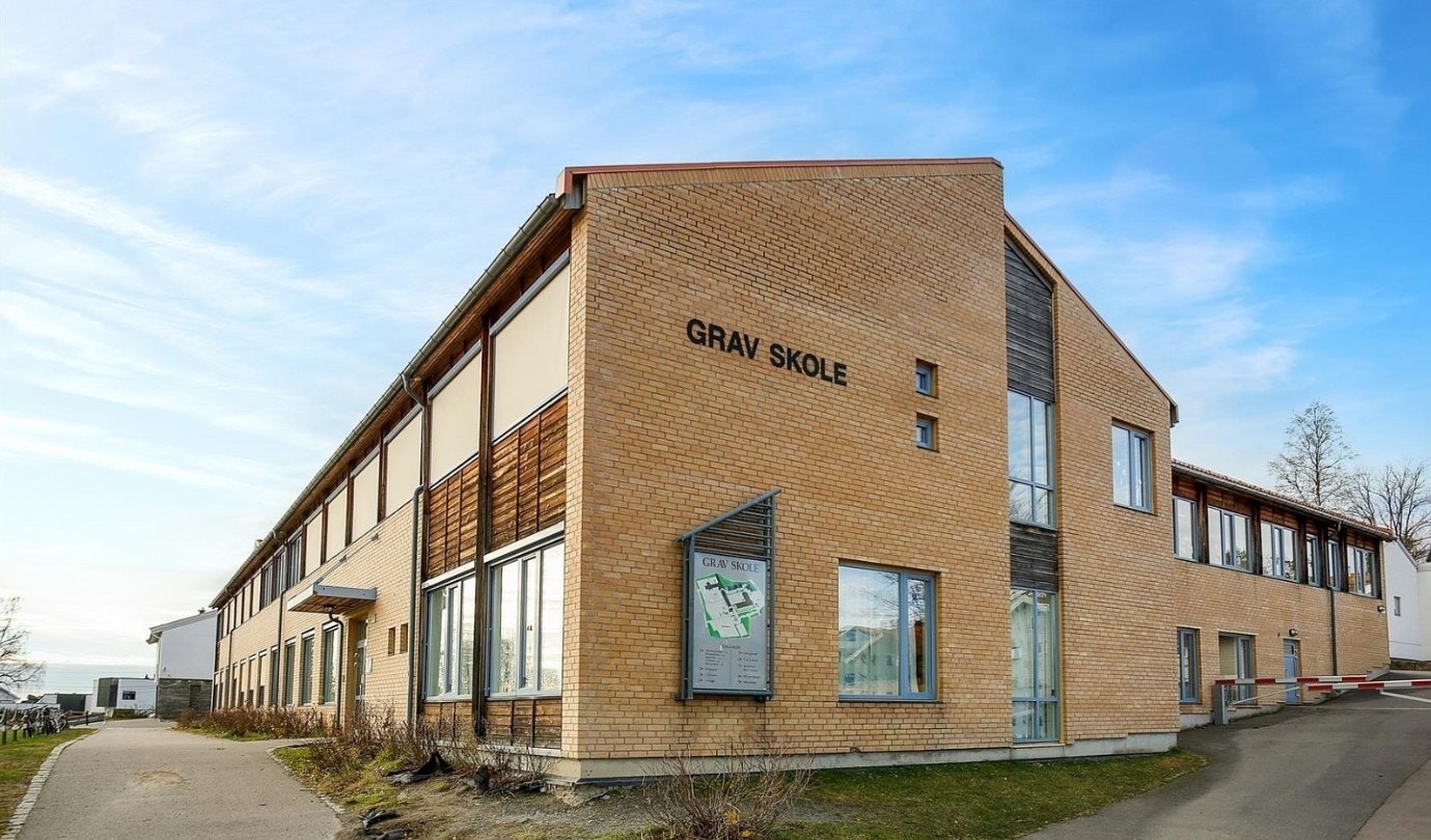 Gangavstand til Grav barneskole Galleribilde