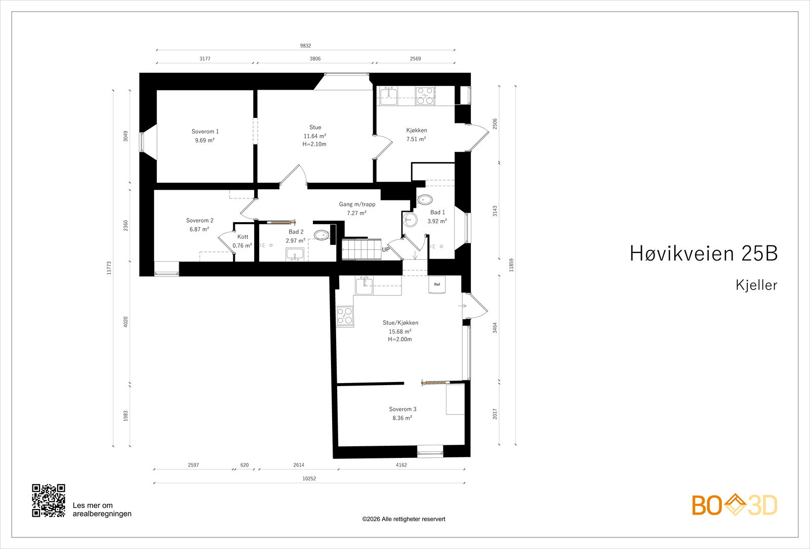 Plantegning Kjeller Galleribilde