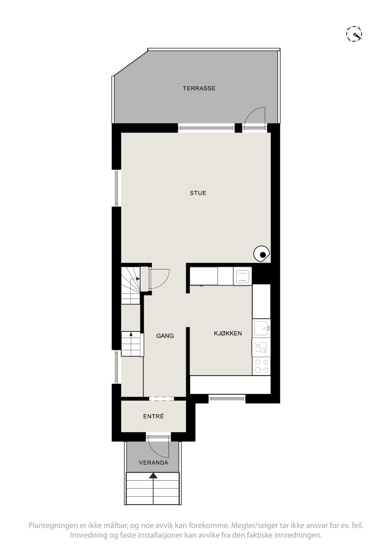 Planløsning 1.etg. Galleribilde