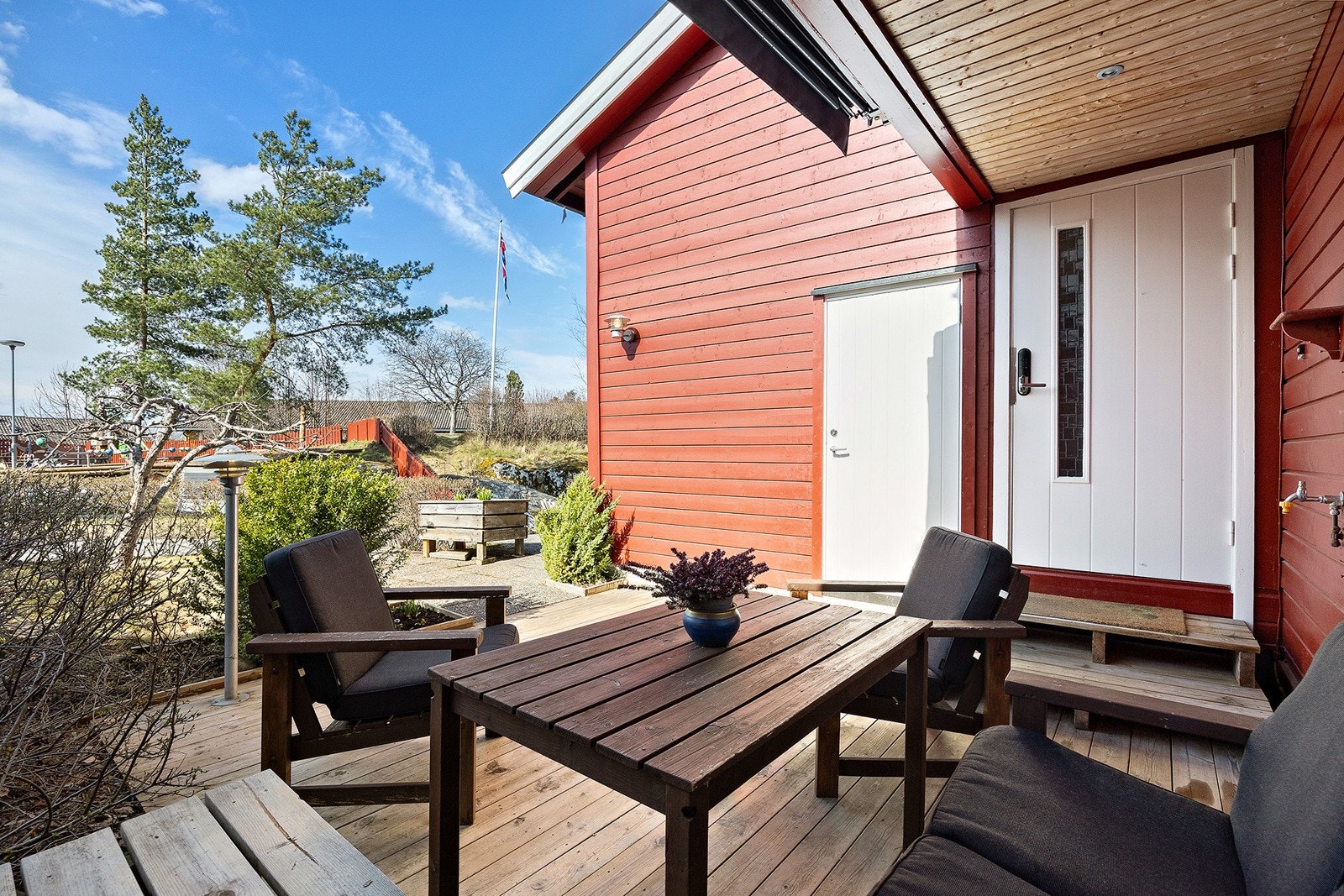 God plass ti et hyggelig sitteområde. Galleribilde