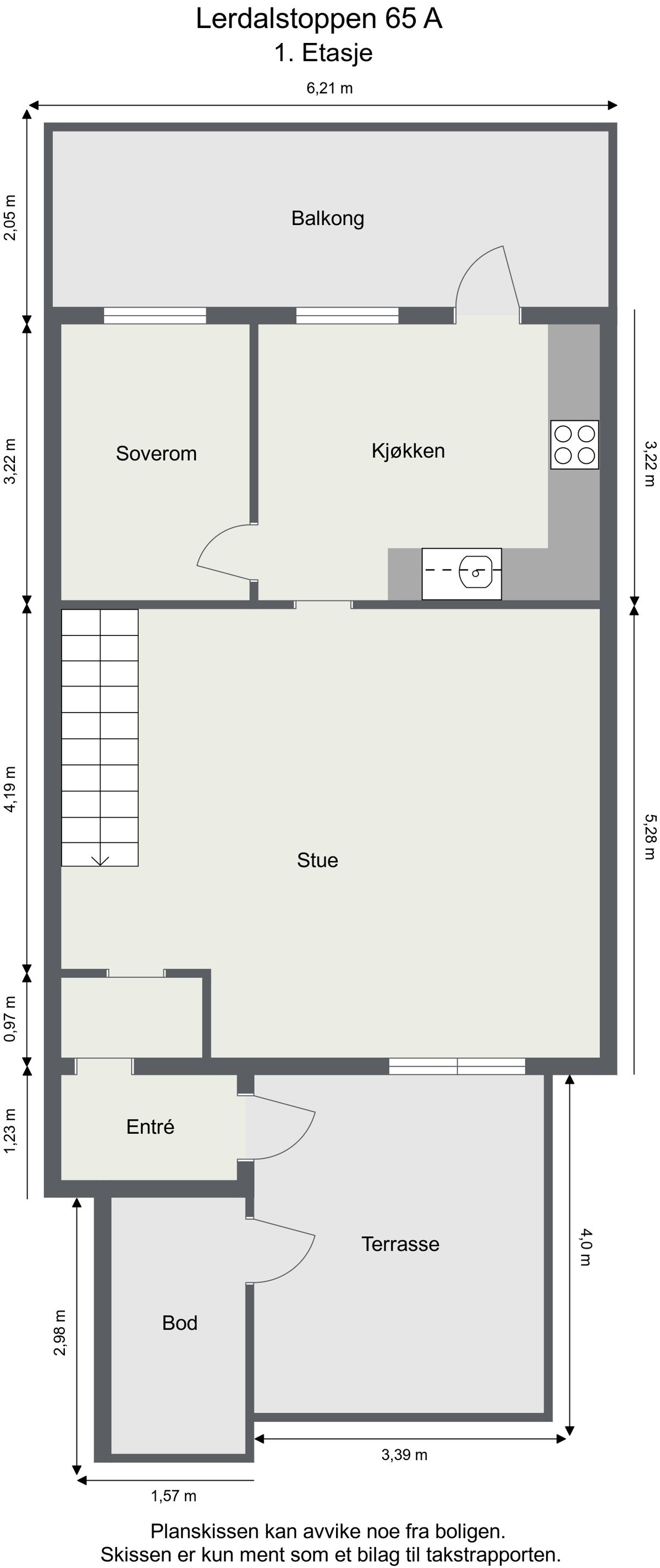 Plantegning - 1. etasje Galleribilde