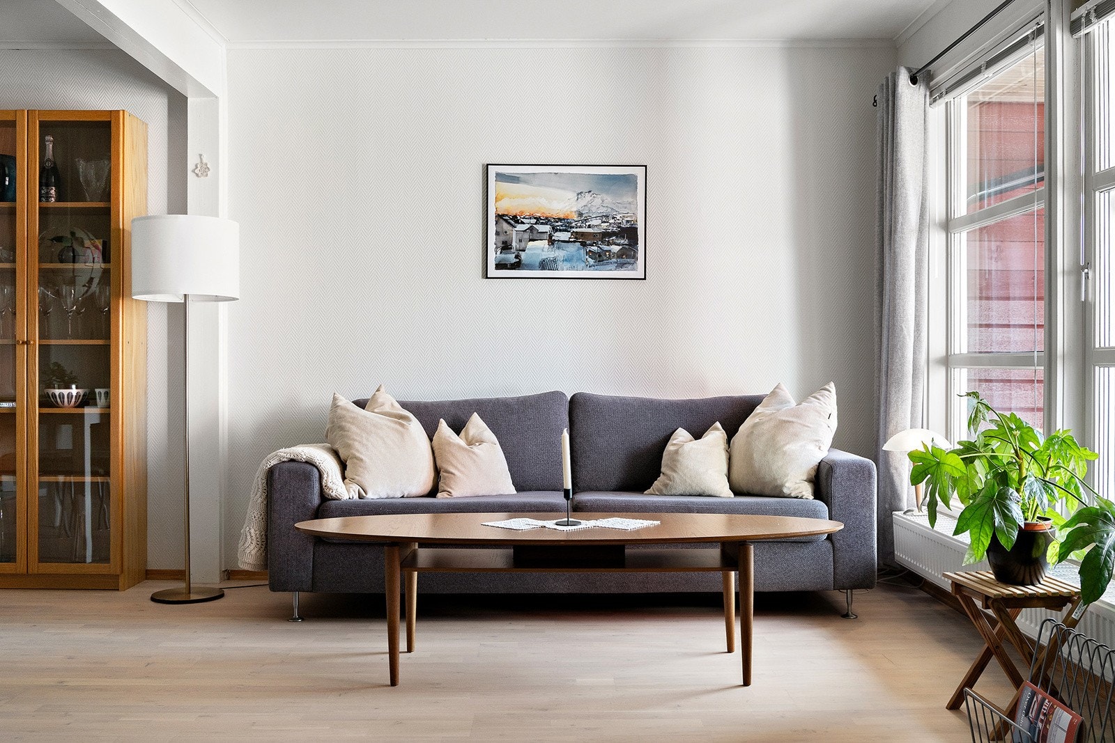 Hyggelig sittegruppe med godt naturlig lysinnslipp. Galleribilde
