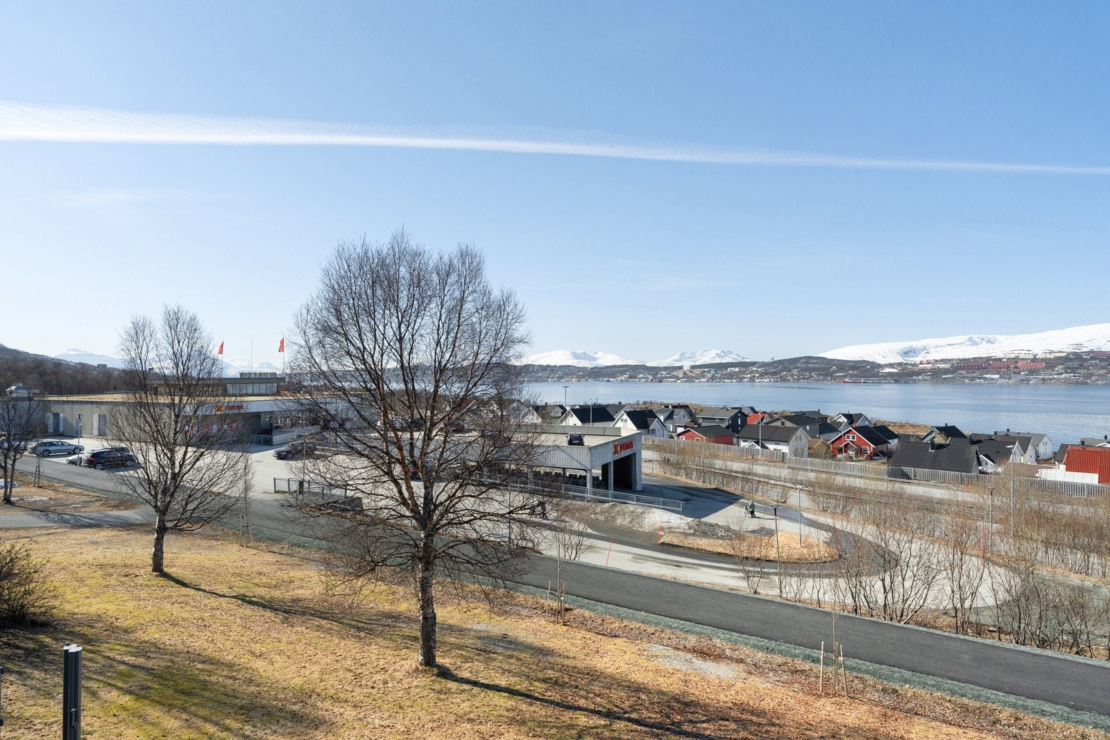 Strålende solforhold og fantastisk utsikt.