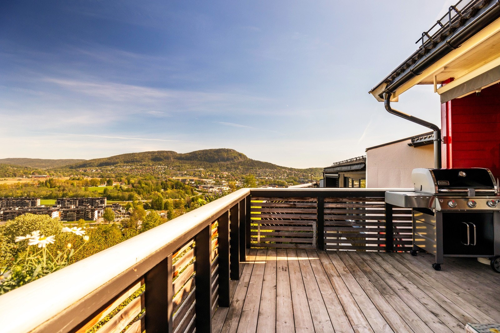 Utsikten fra terrassen Galleribilde