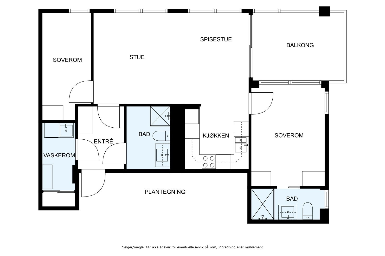 Plantegning Galleribilde