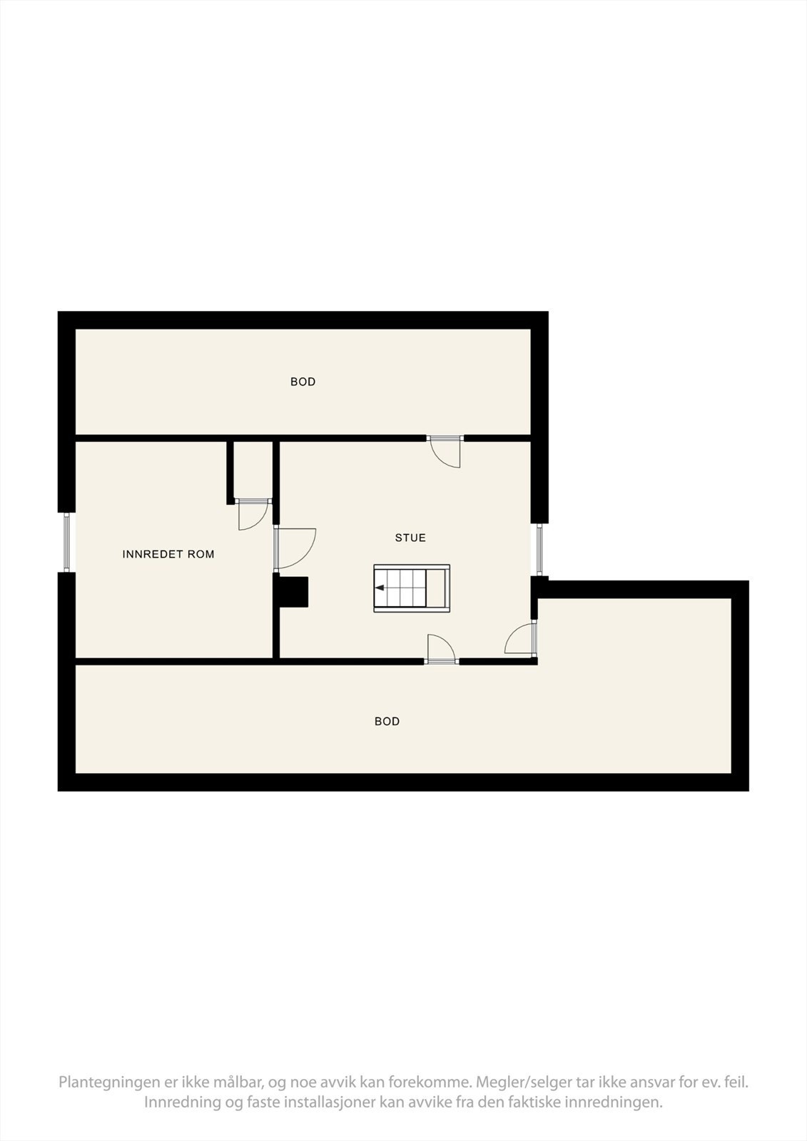 Plantegning loft. Galleribilde