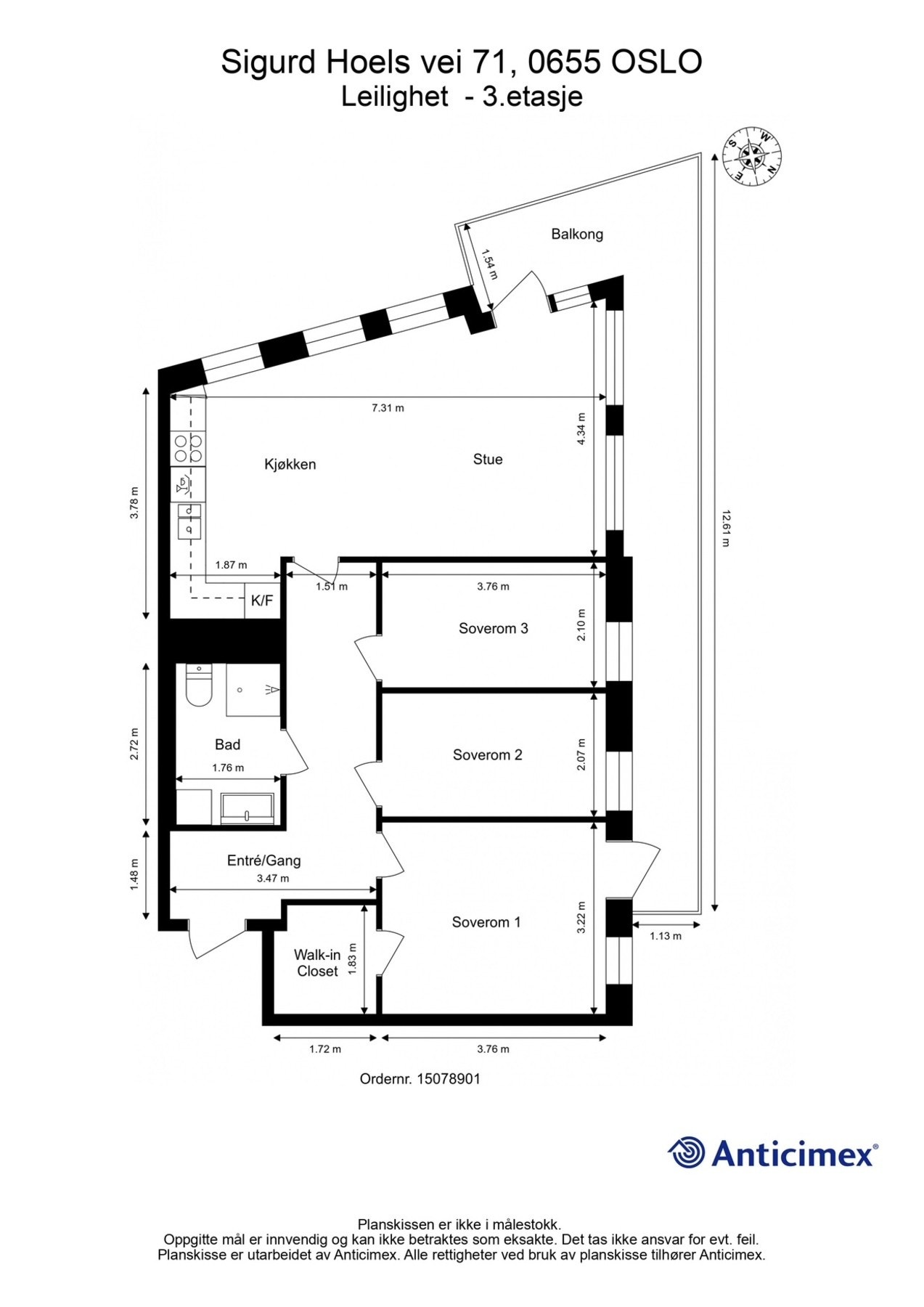 Dagens planløsning. Galleribilde