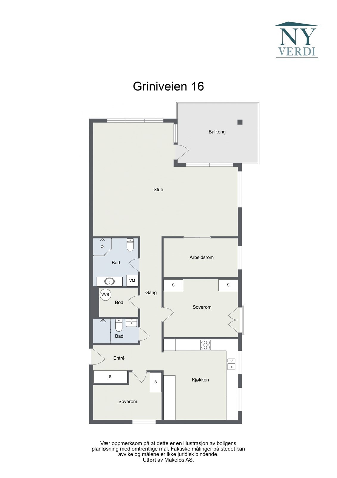 Plantegning. Galleribilde