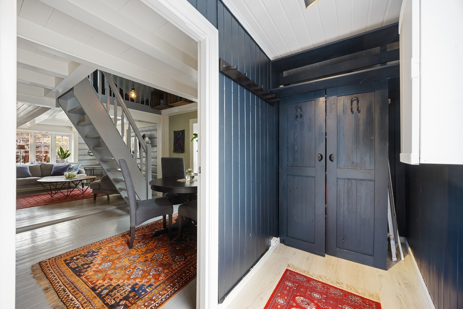 I tillegg er det plass for oppbevaring i garderobeskap. Galleribilde