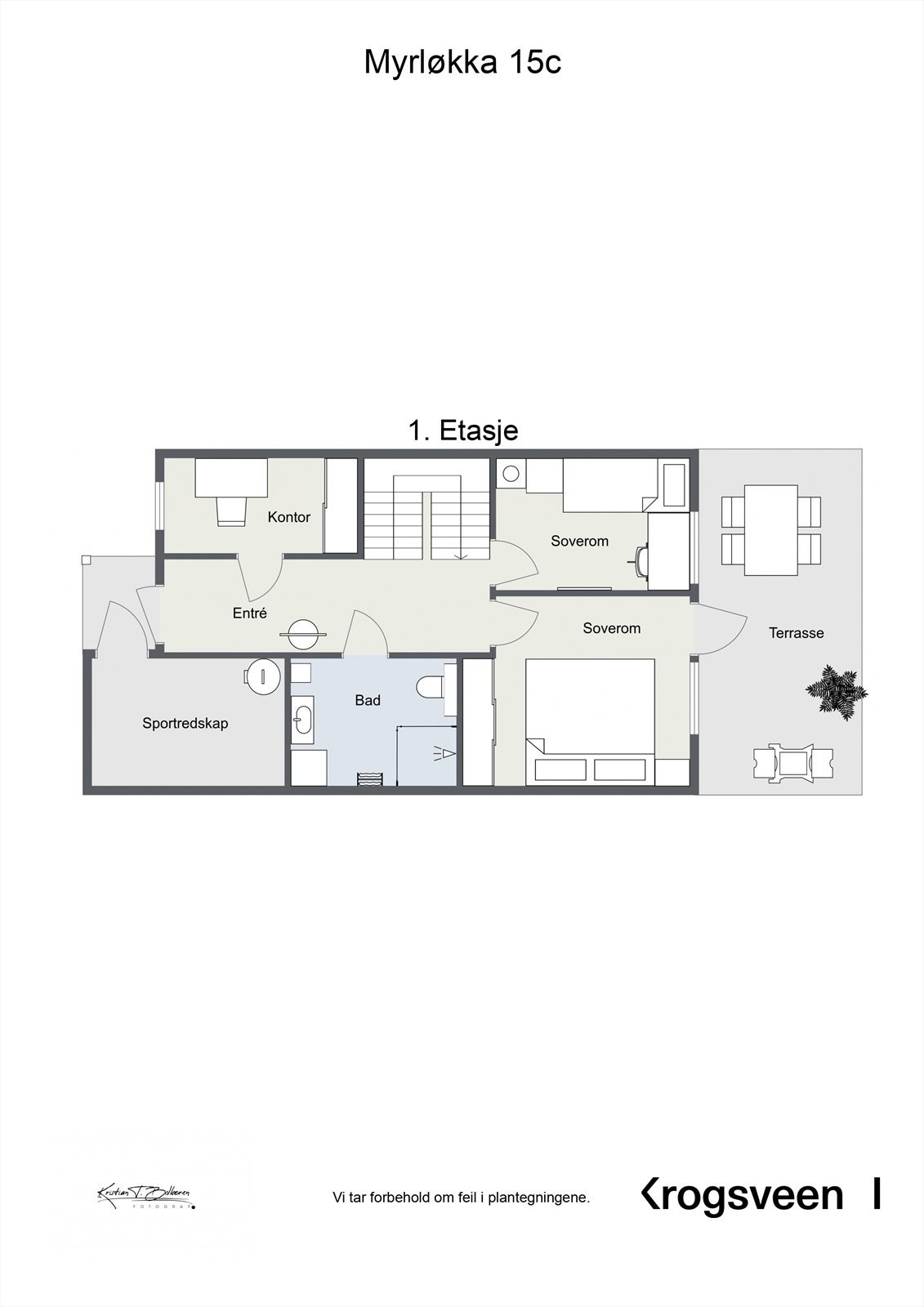 Plantegning 1.etasje Galleribilde