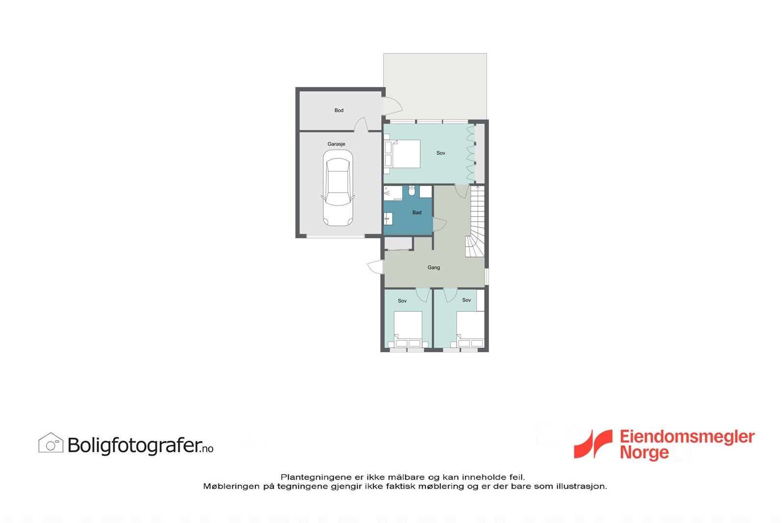 Plantegning 1. etg. Galleribilde