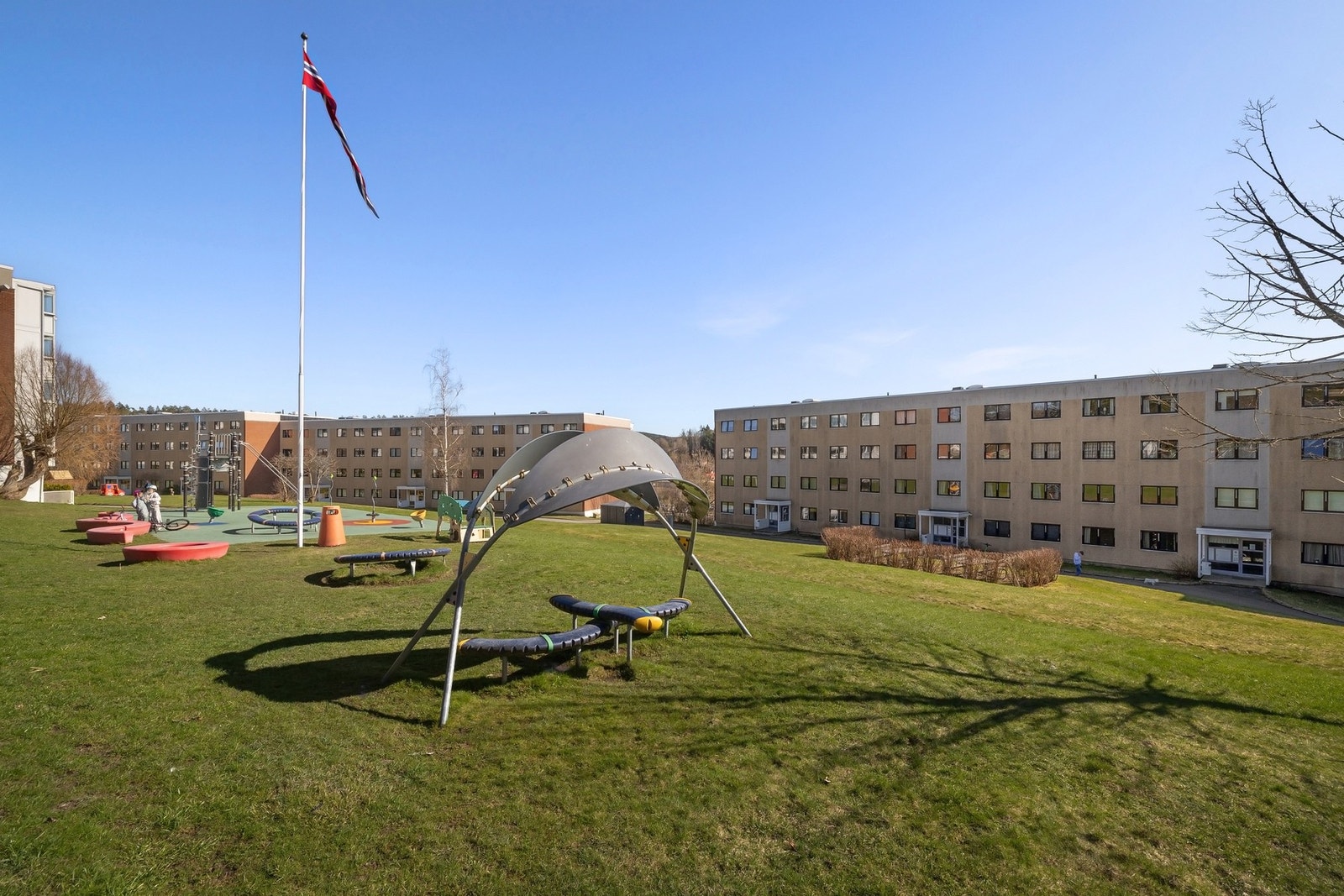 Pent opparbeidet fellesareal Galleribilde
