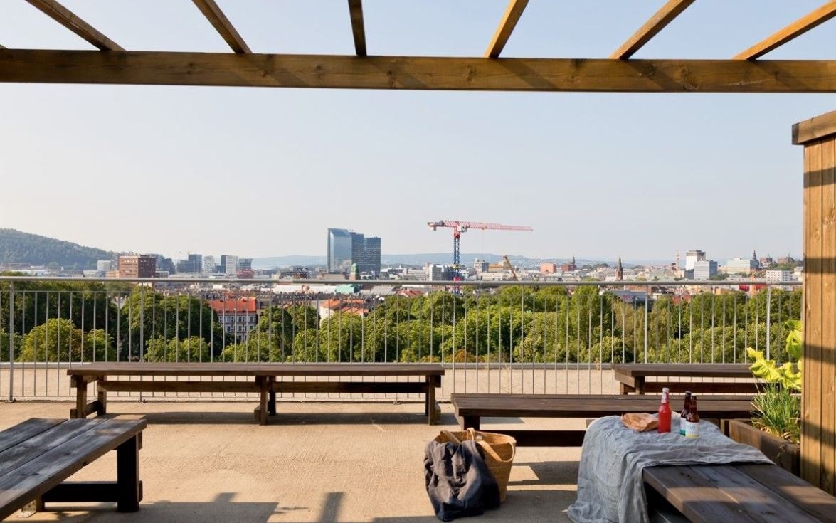 Flott utsikt. Galleribilde