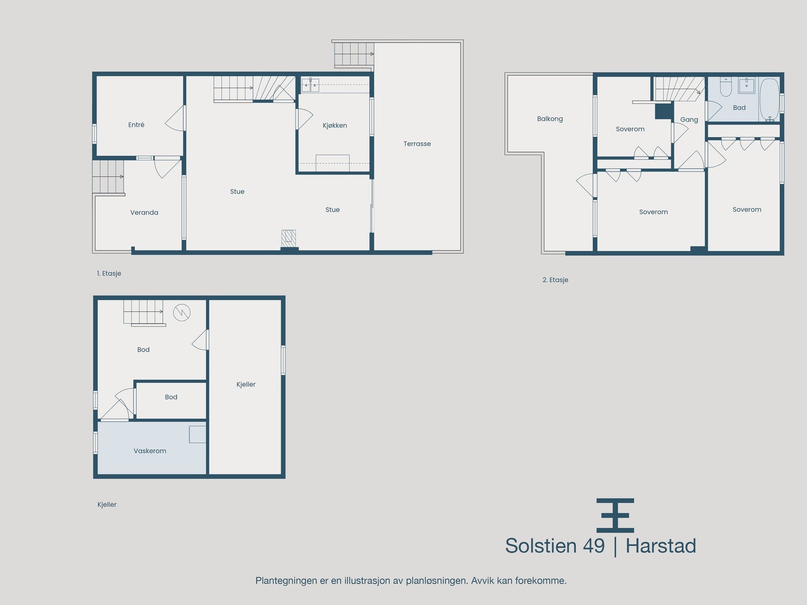 Plantegninger samlet Galleribilde