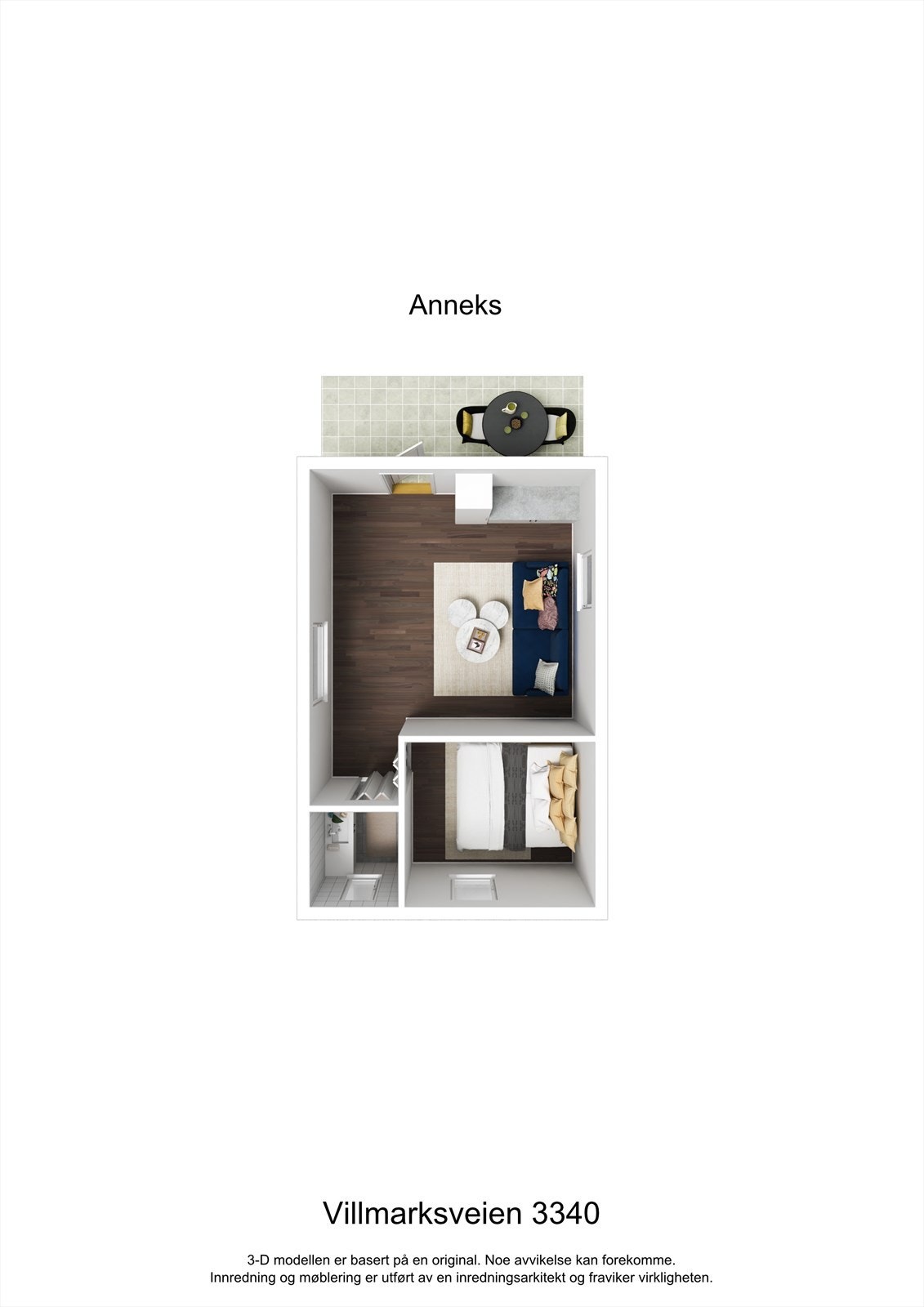 Planskisse anneks. Galleribilde
