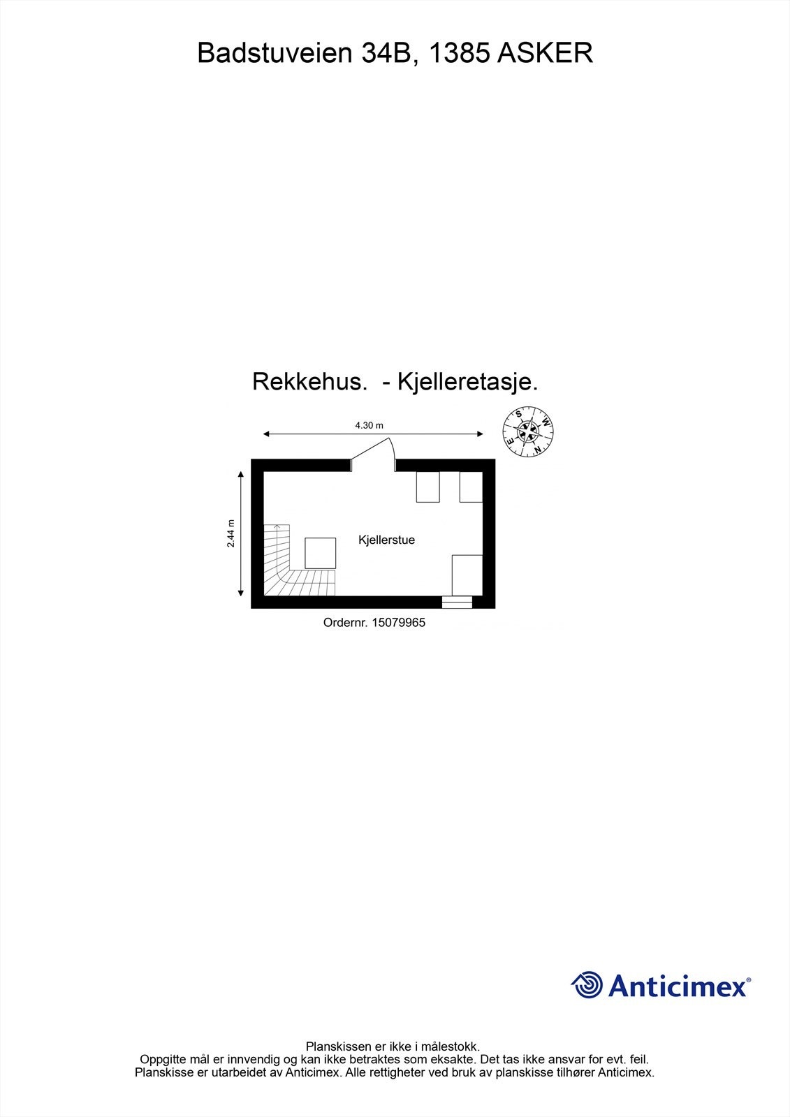 Plantegning kjeller Galleribilde