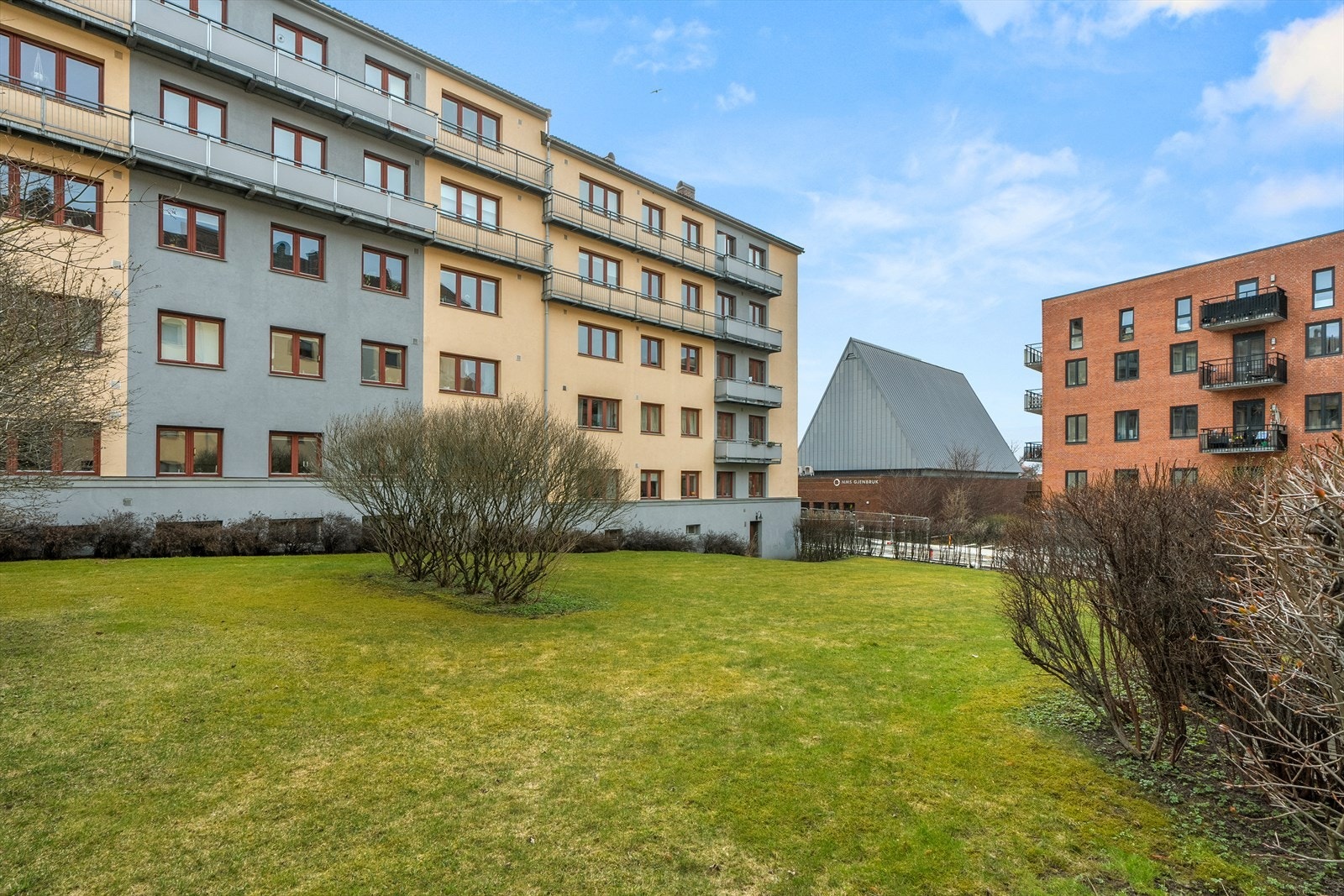 Presidentgaten Borettslaget består av 231 andelsleiligheter. Galleribilde
