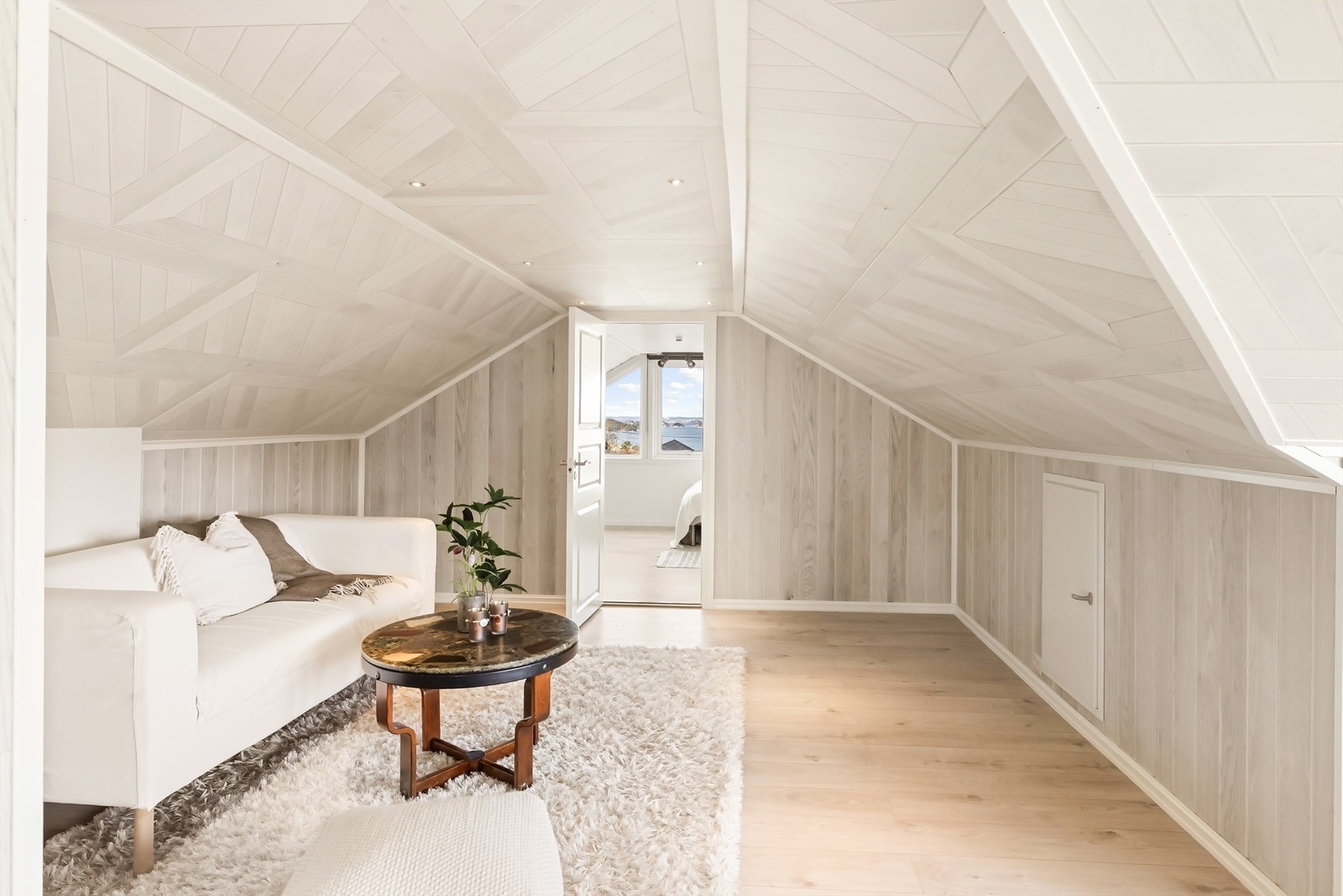 Downlights i himling Galleribilde