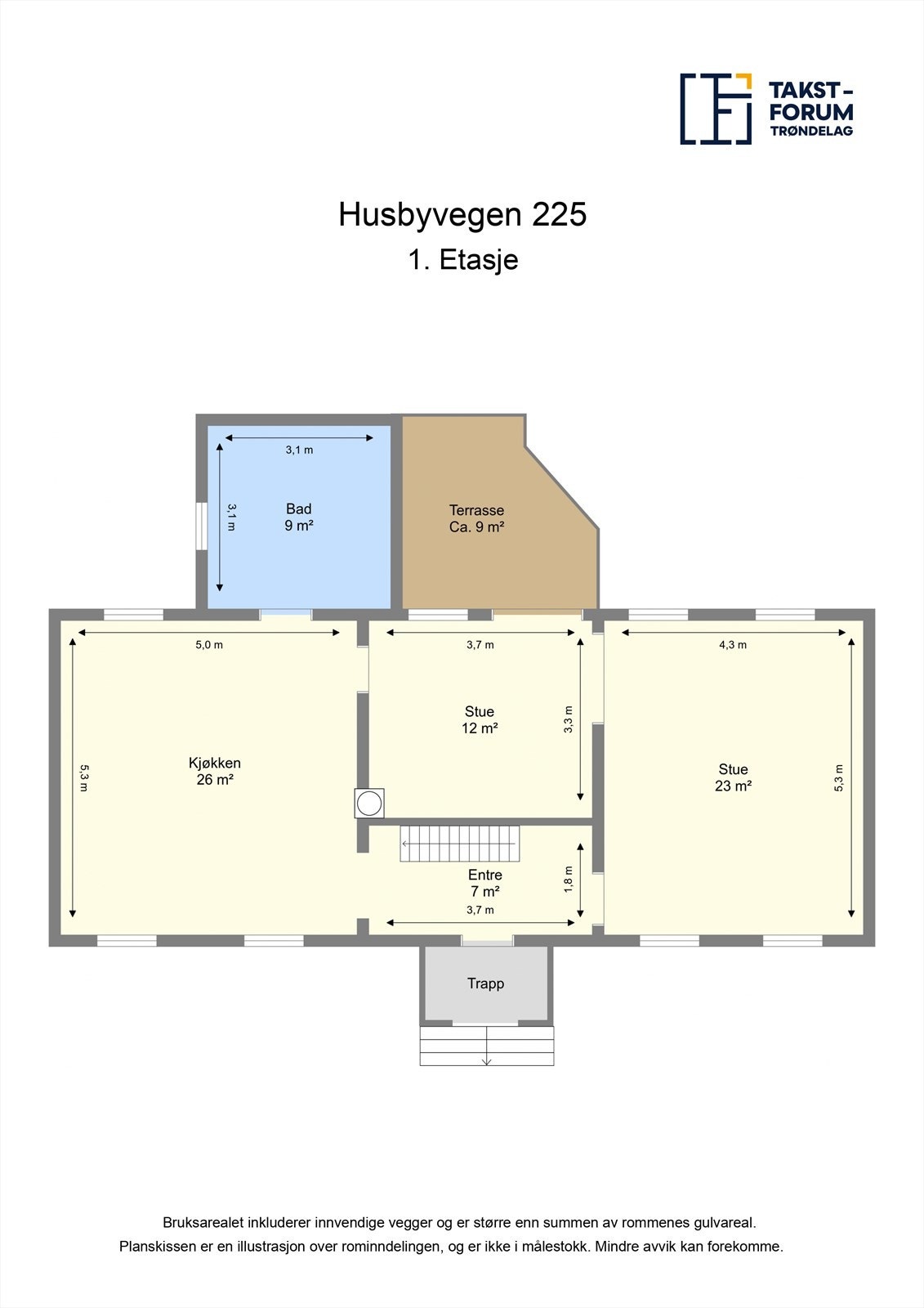 Plantegning Galleribilde