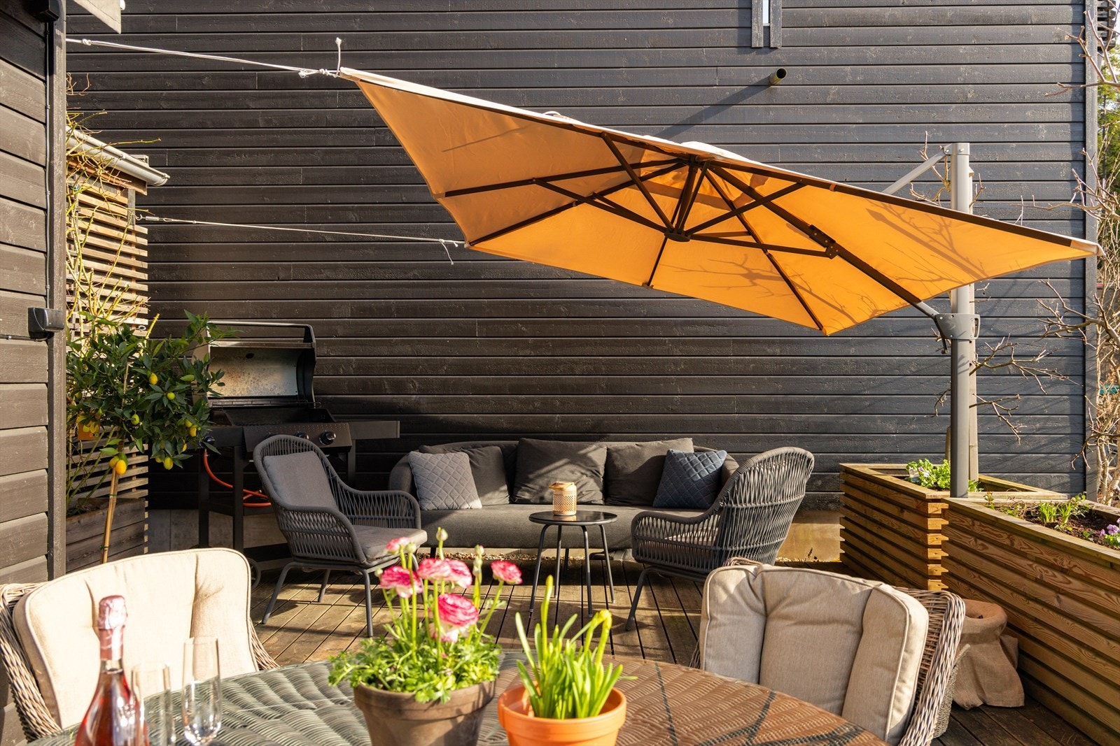 Mulighet for grill på plattingen Galleribilde