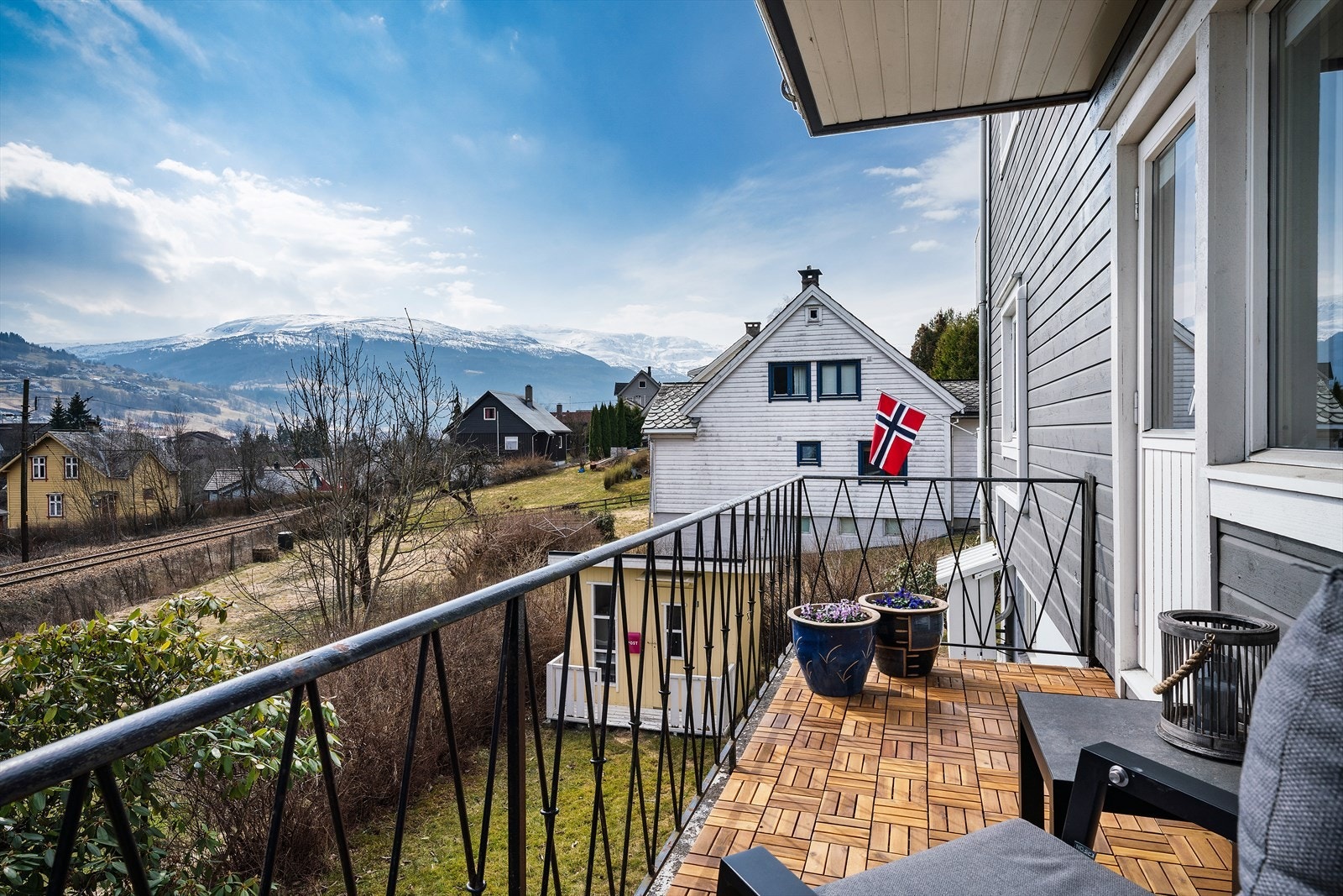 Veranda med utgang fra stue Galleribilde