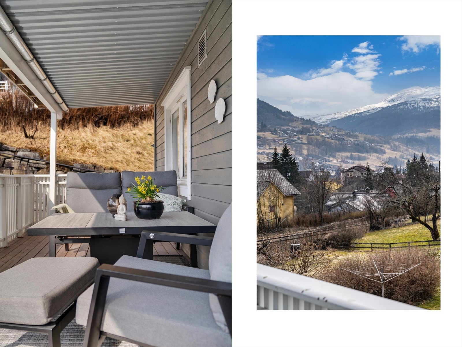 Veranda fra spisestue Galleribilde