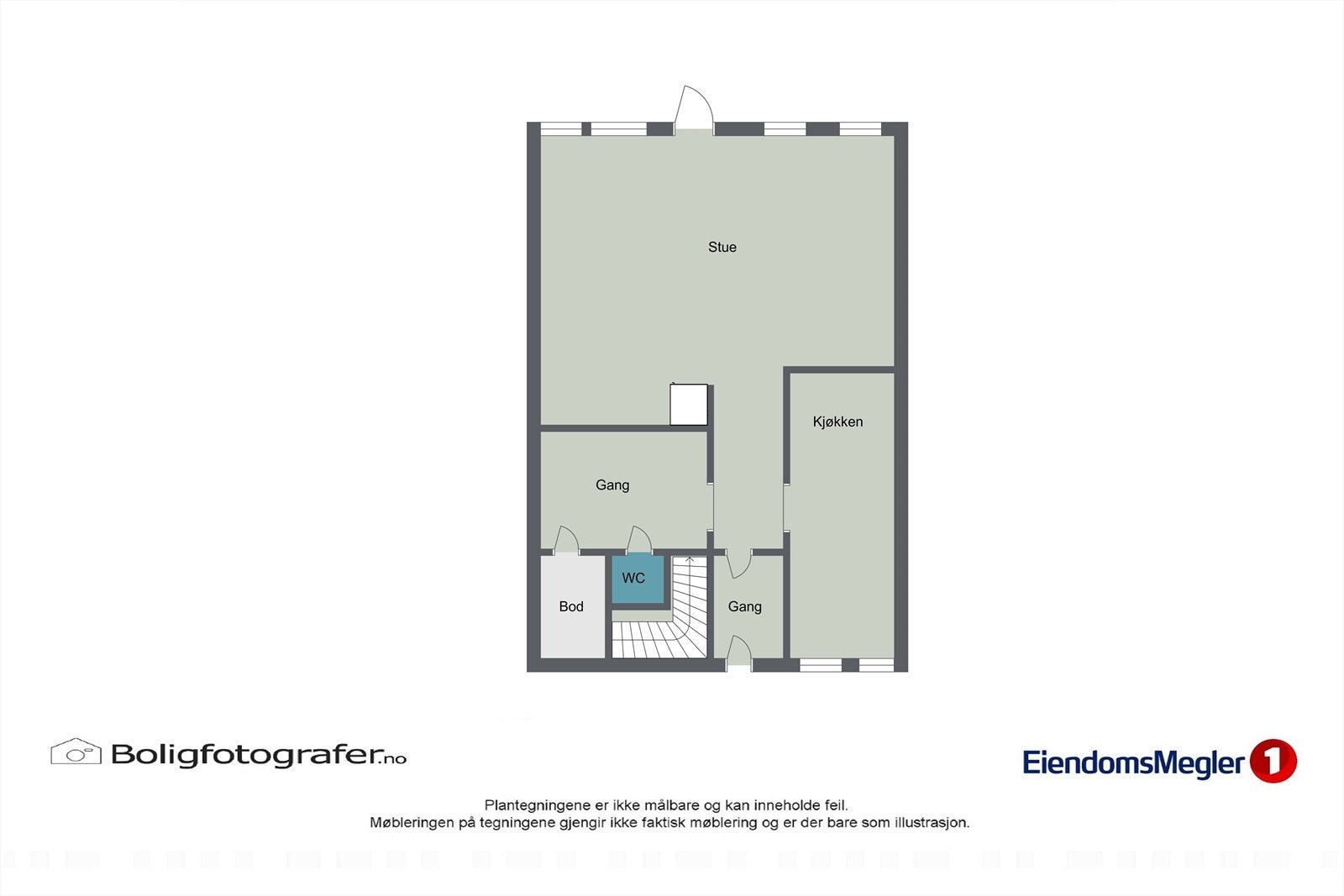 Plantegning | 1. Etasje. Galleribilde