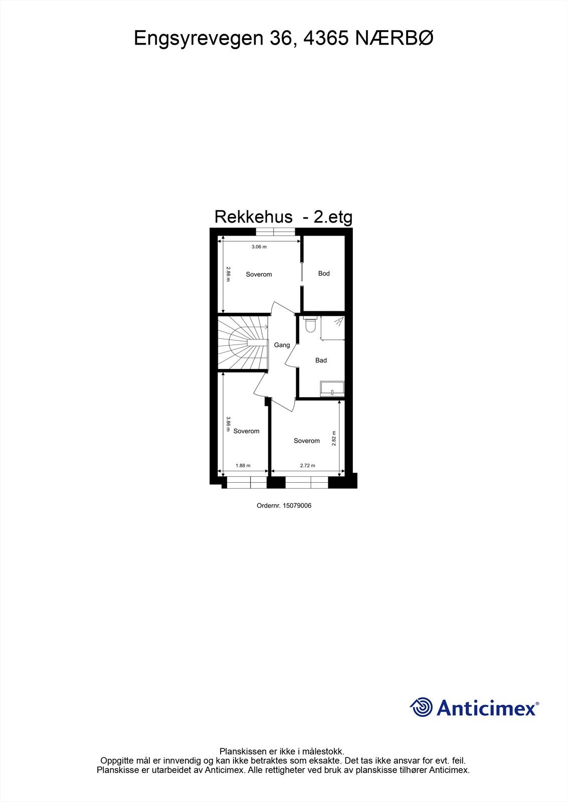 Plantegning 2.etg. Galleribilde