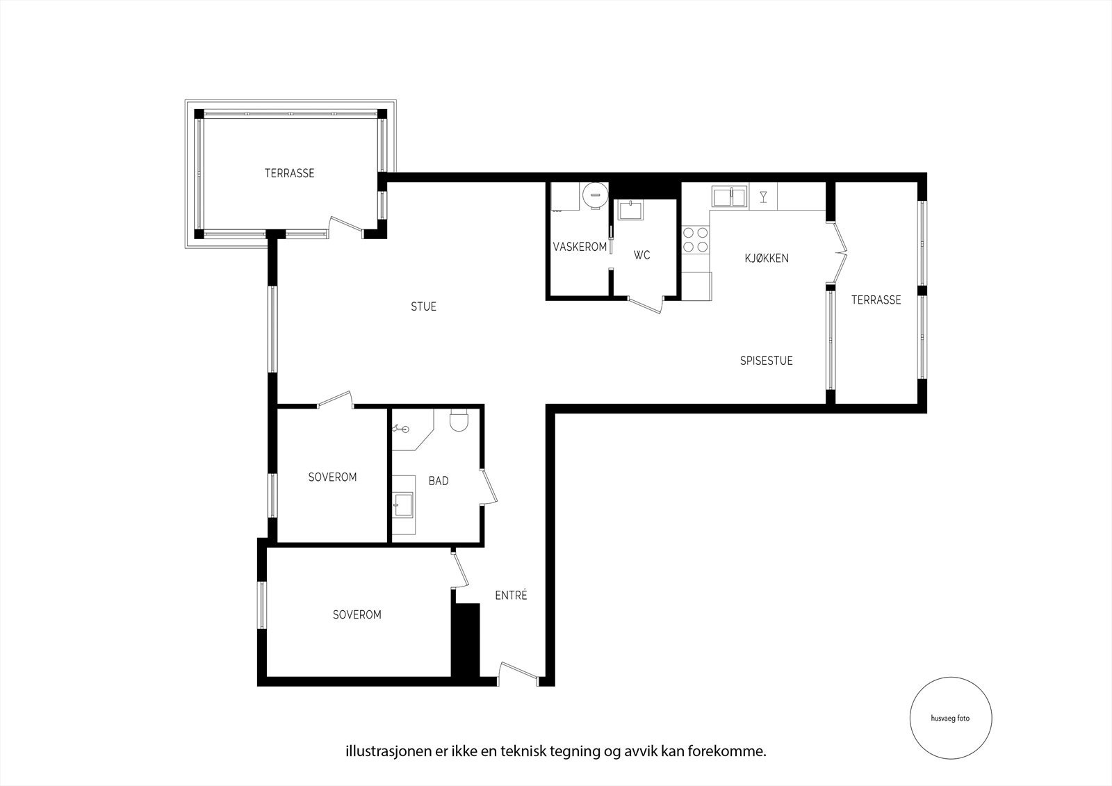 Plantegning Galleribilde