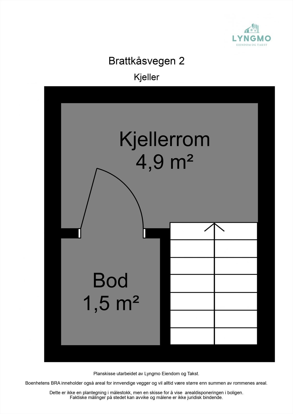 Planskisse kjeller Galleribilde