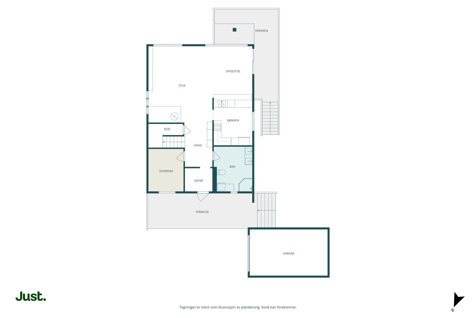 Planskisse 1. etasje