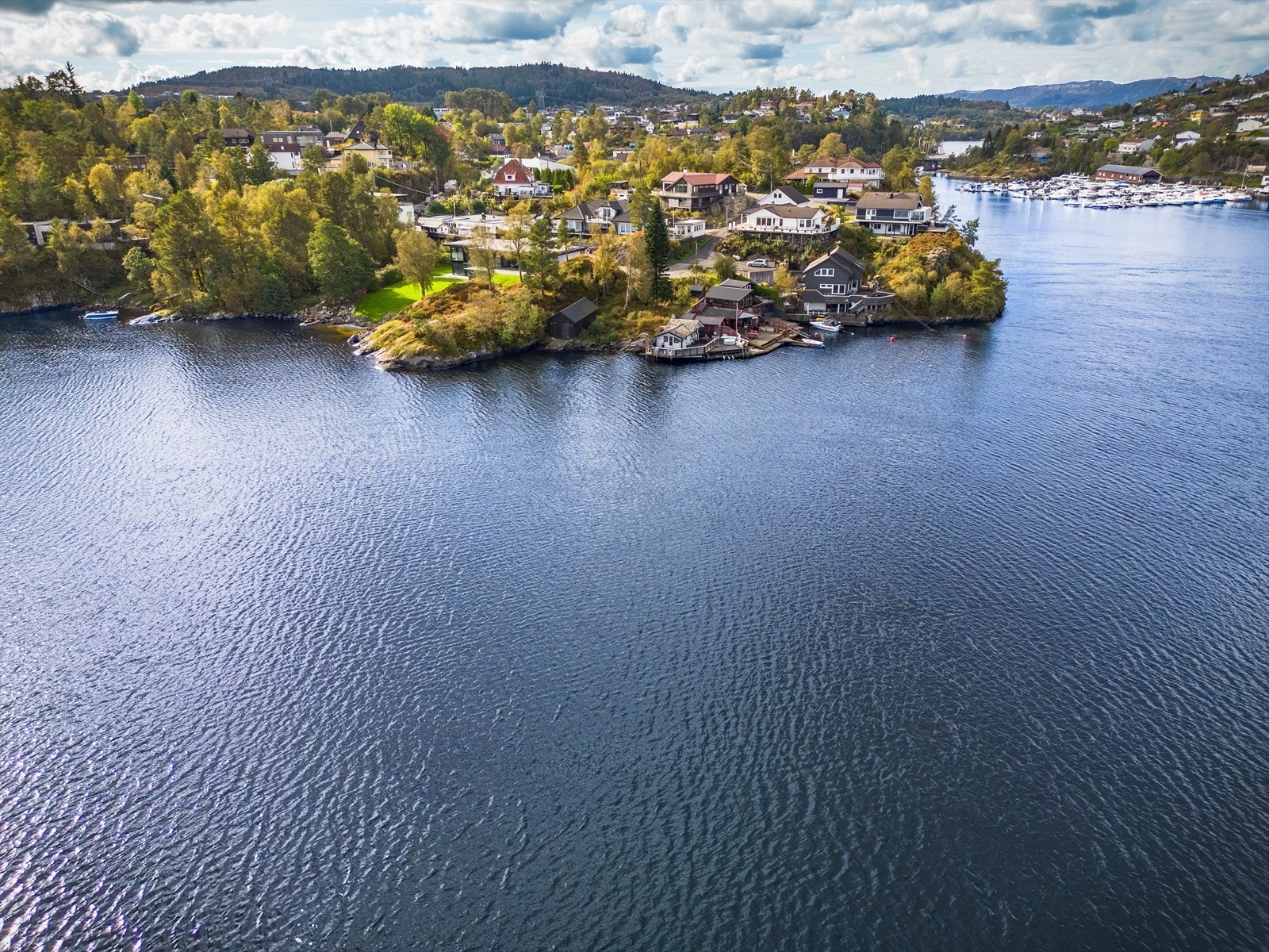 Drone bilder av nærområdet. Galleribilde