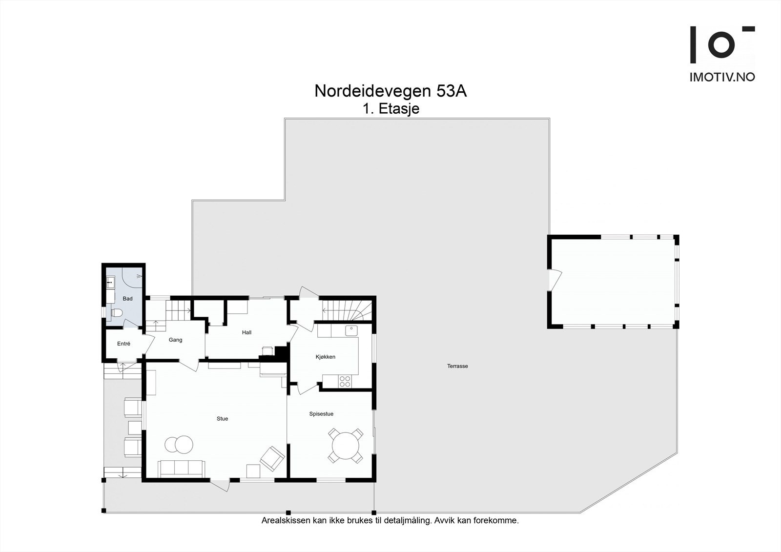 Plantegning 1 etg. Galleribilde