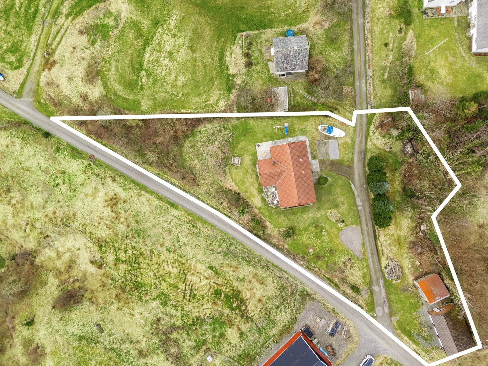 Tomten er på hele 2,9 mål. Galleribilde