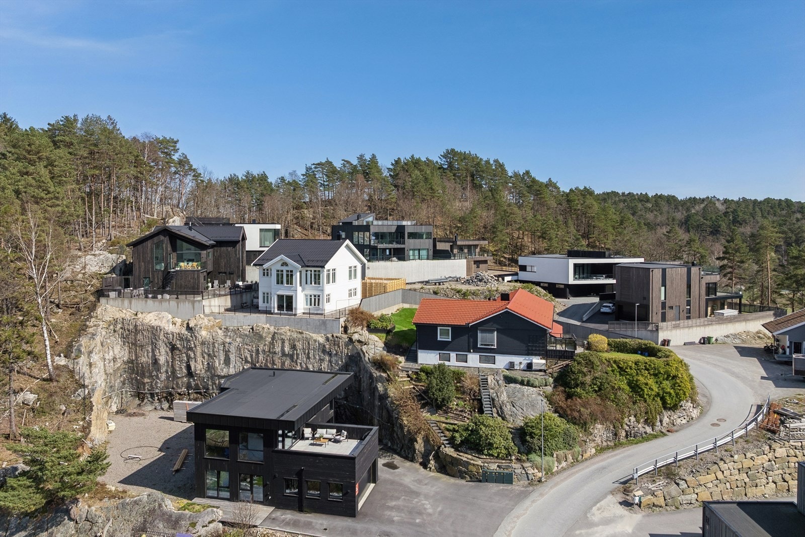Hyggelig og etablert nabolag. Galleribilde