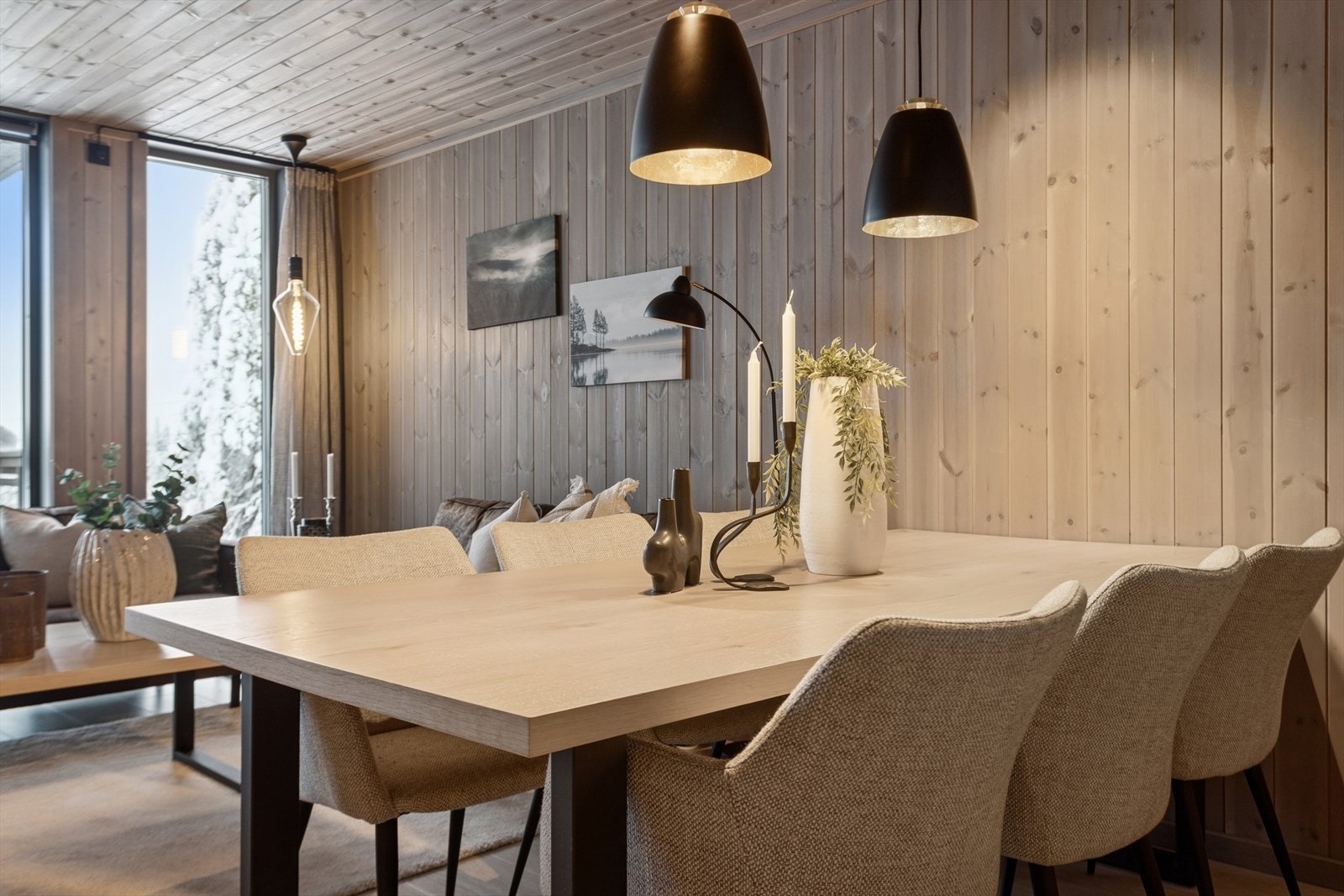 Spiseplassen er ypperlig for alle dagens måltider. Galleribilde