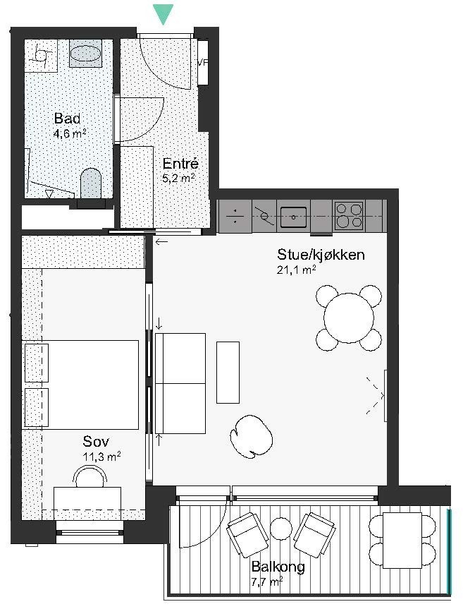 Plantegning Galleribilde