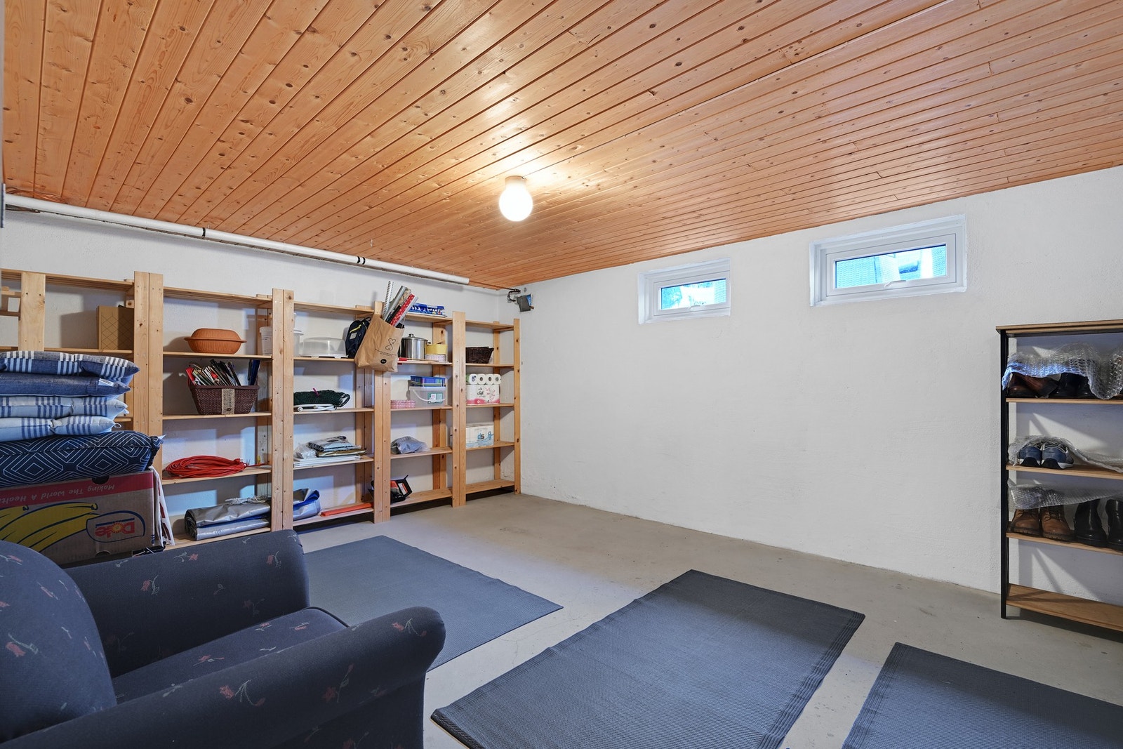 Da har vi tatt turen ned i kjelleren - dette rommet ken eventuelt oppgraderes til kjellerstue - dog ikke godkjent til varig opphold Galleribilde