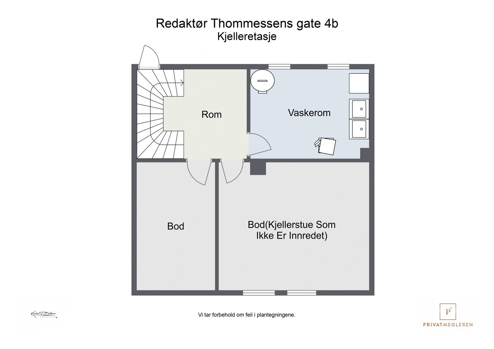 Plantegning kjeller Galleribilde