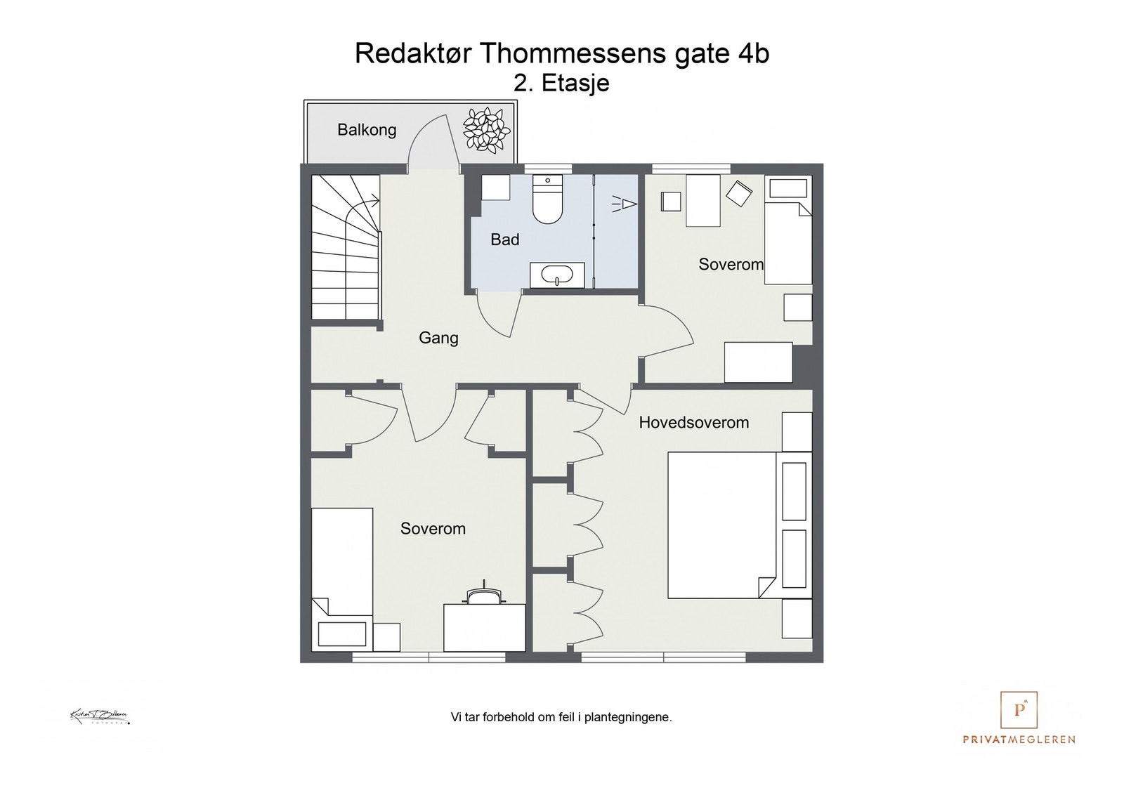 Plantegning 2 etasje Galleribilde